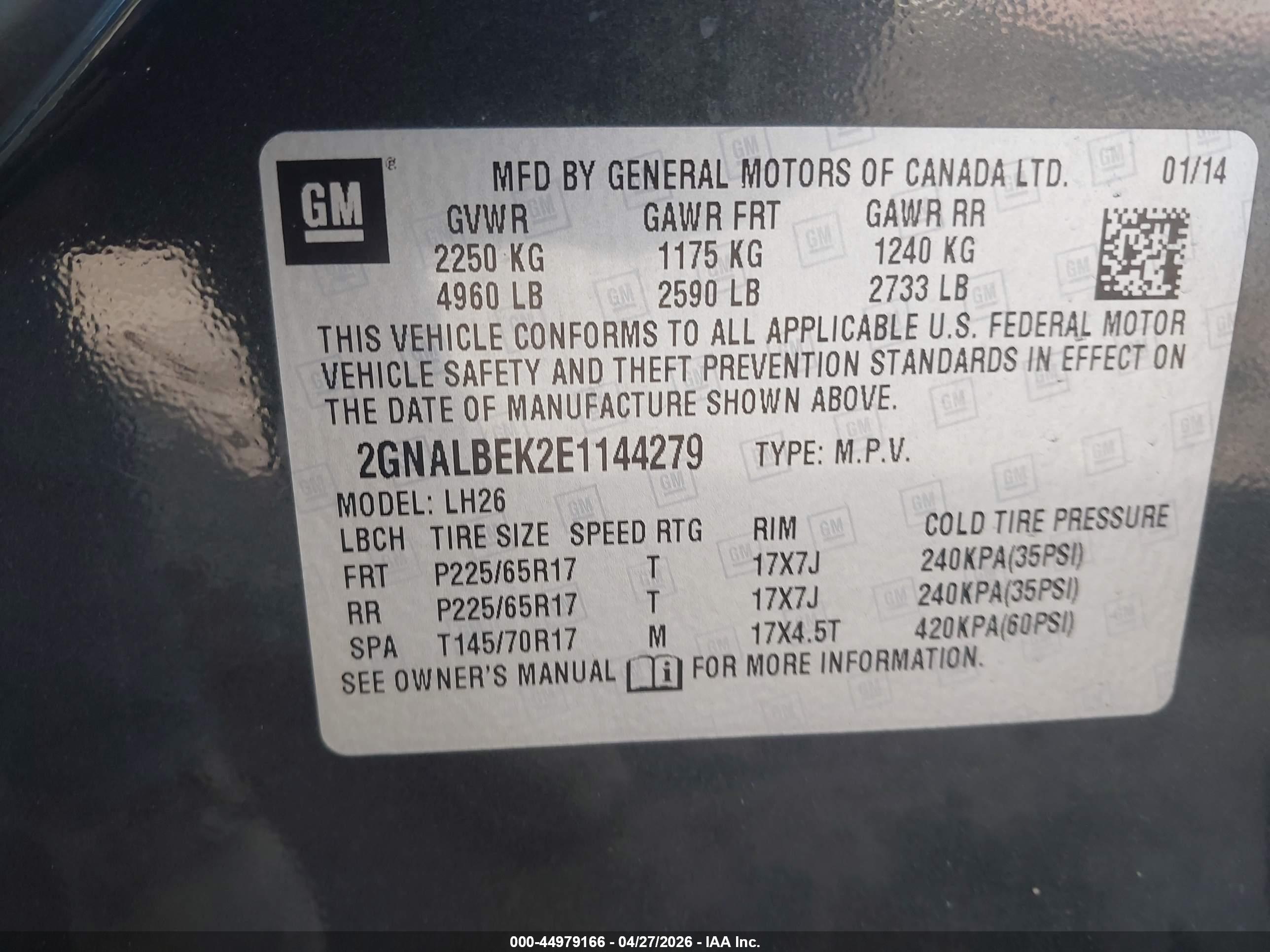 CHEVROLET EQUINOX image 9