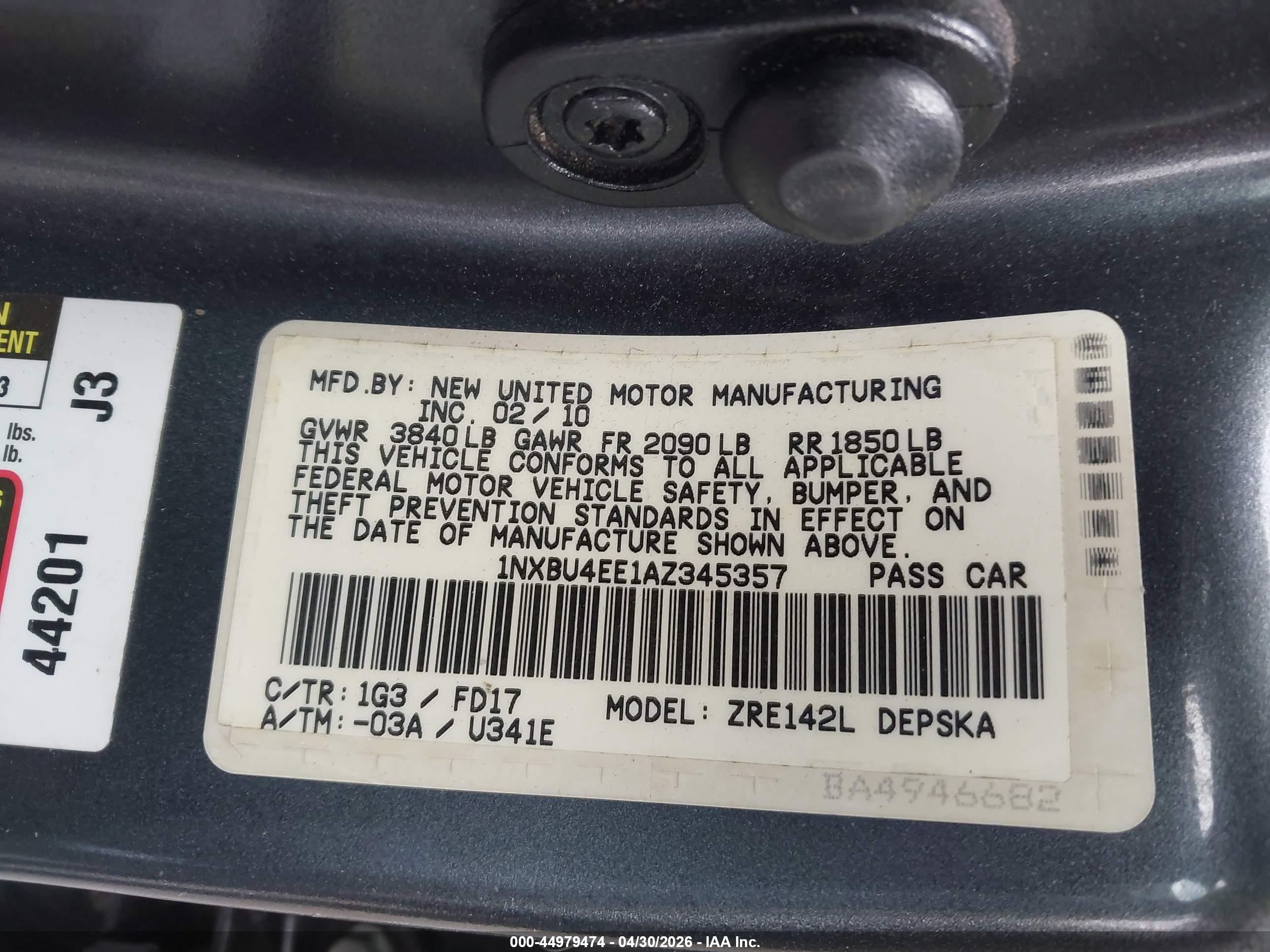 TOYOTA COROLLA image 9