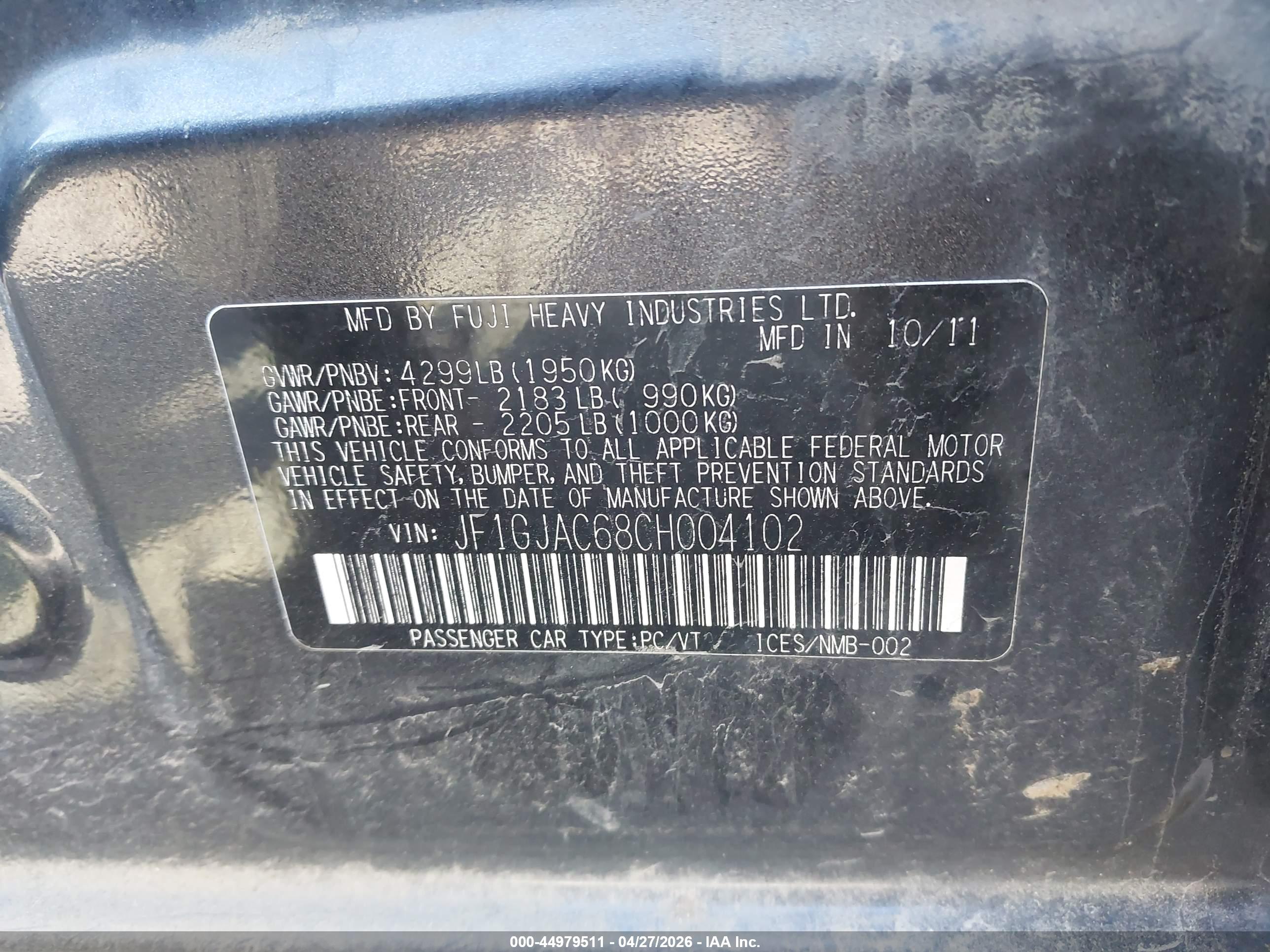 SUBARU IMPREZA image 9