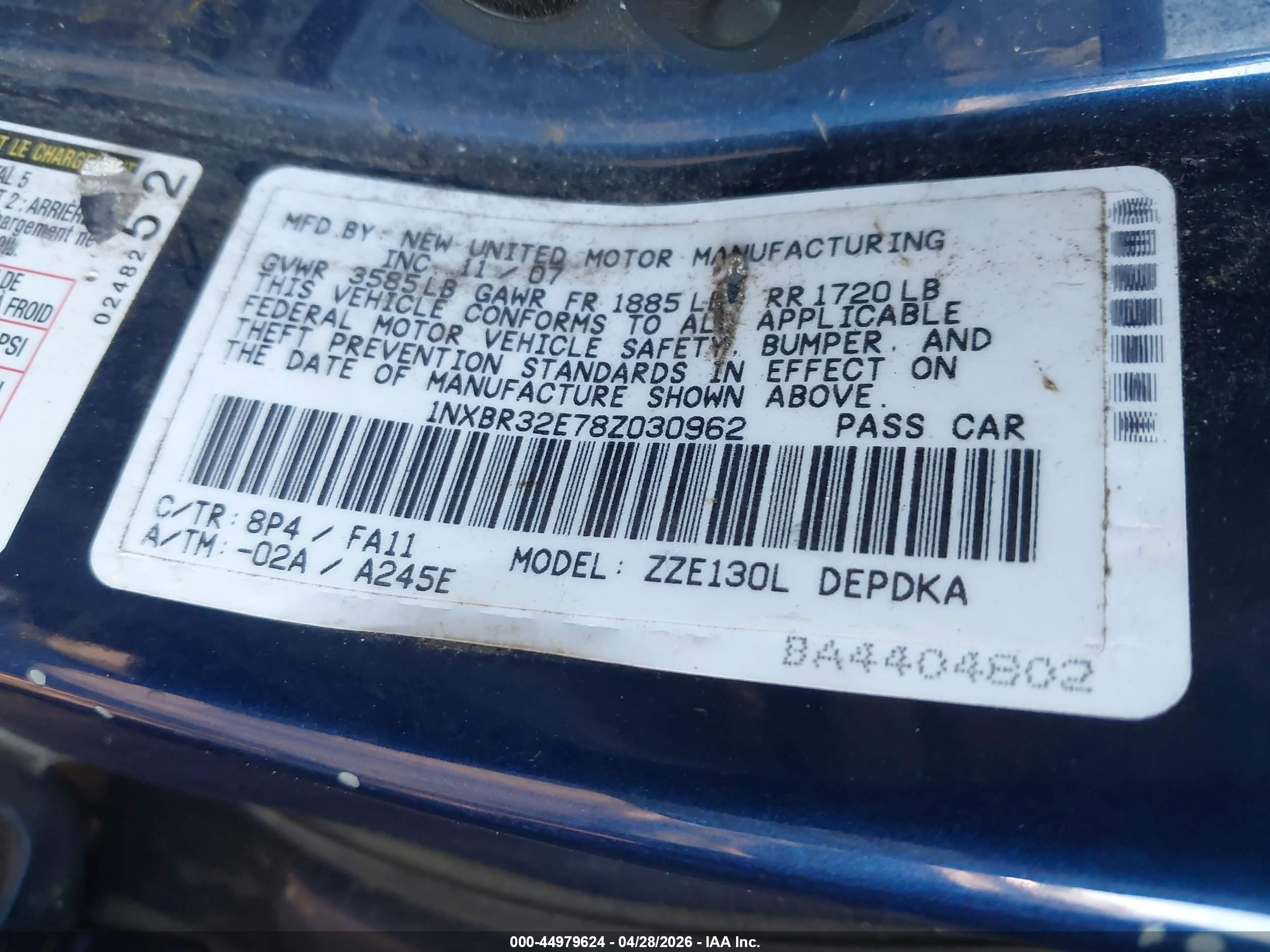 TOYOTA COROLLA image 9