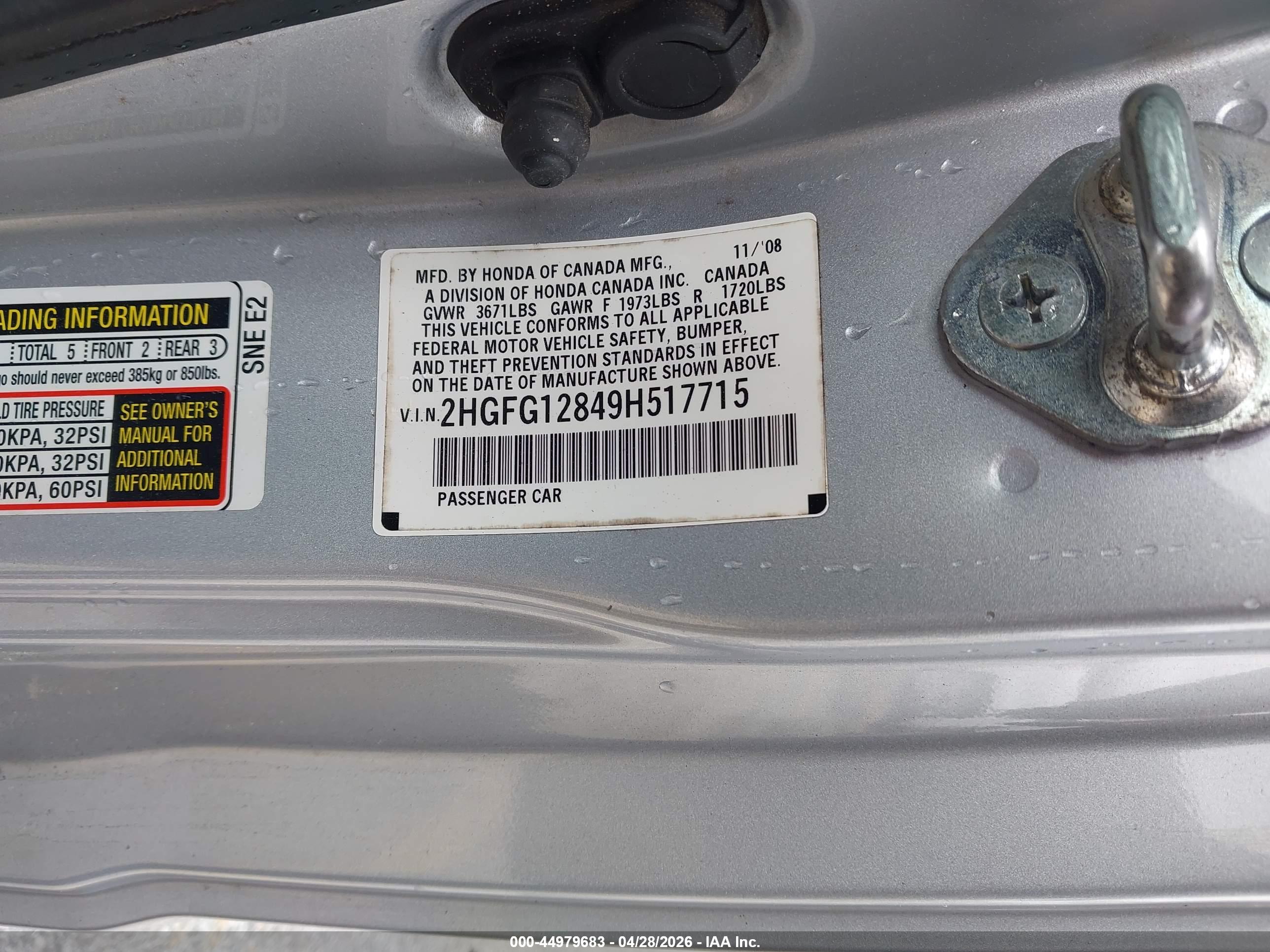 HONDA CIVIC image 9
