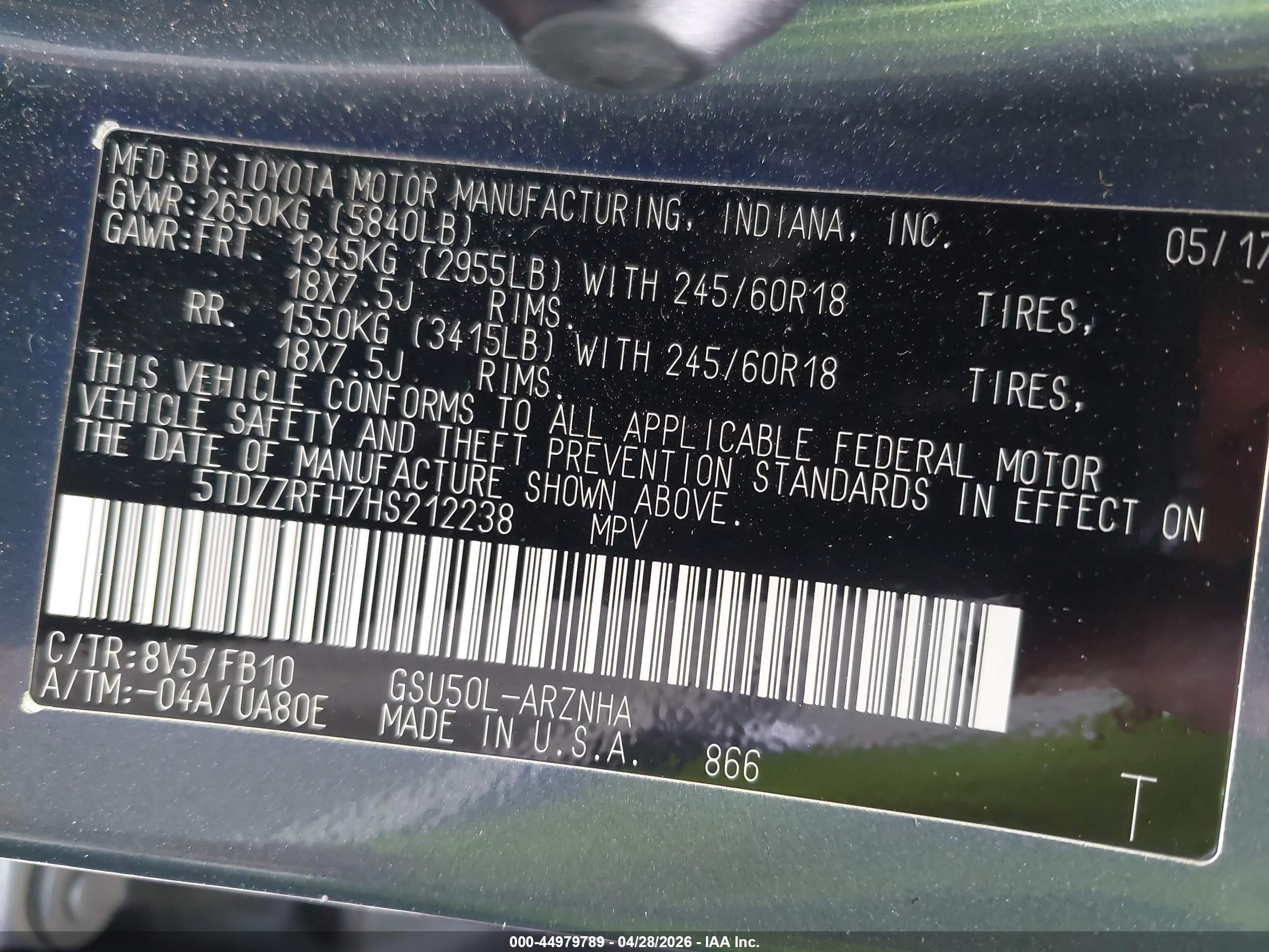 TOYOTA HIGHLANDER image 9