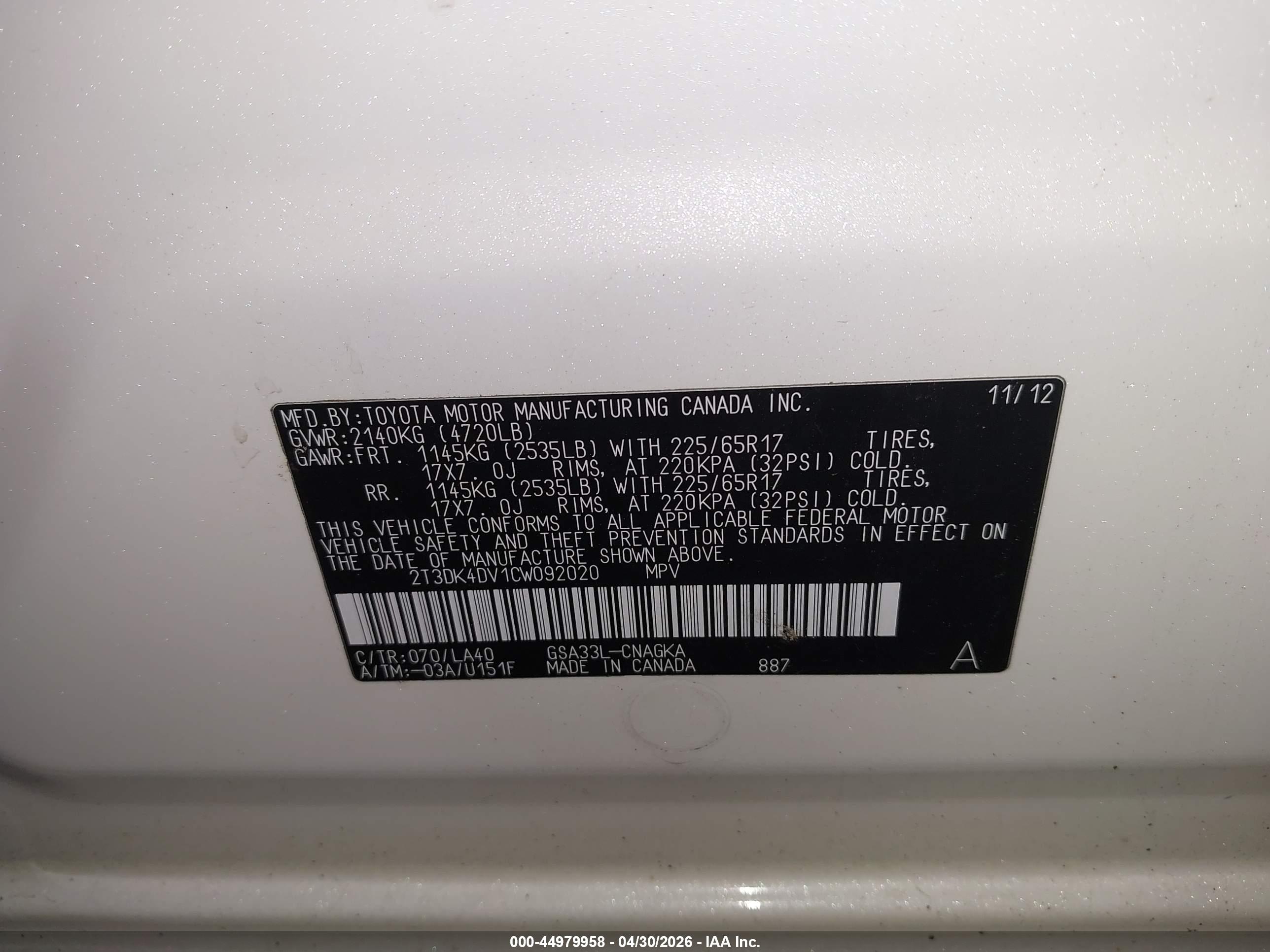 TOYOTA RAV4 image 9