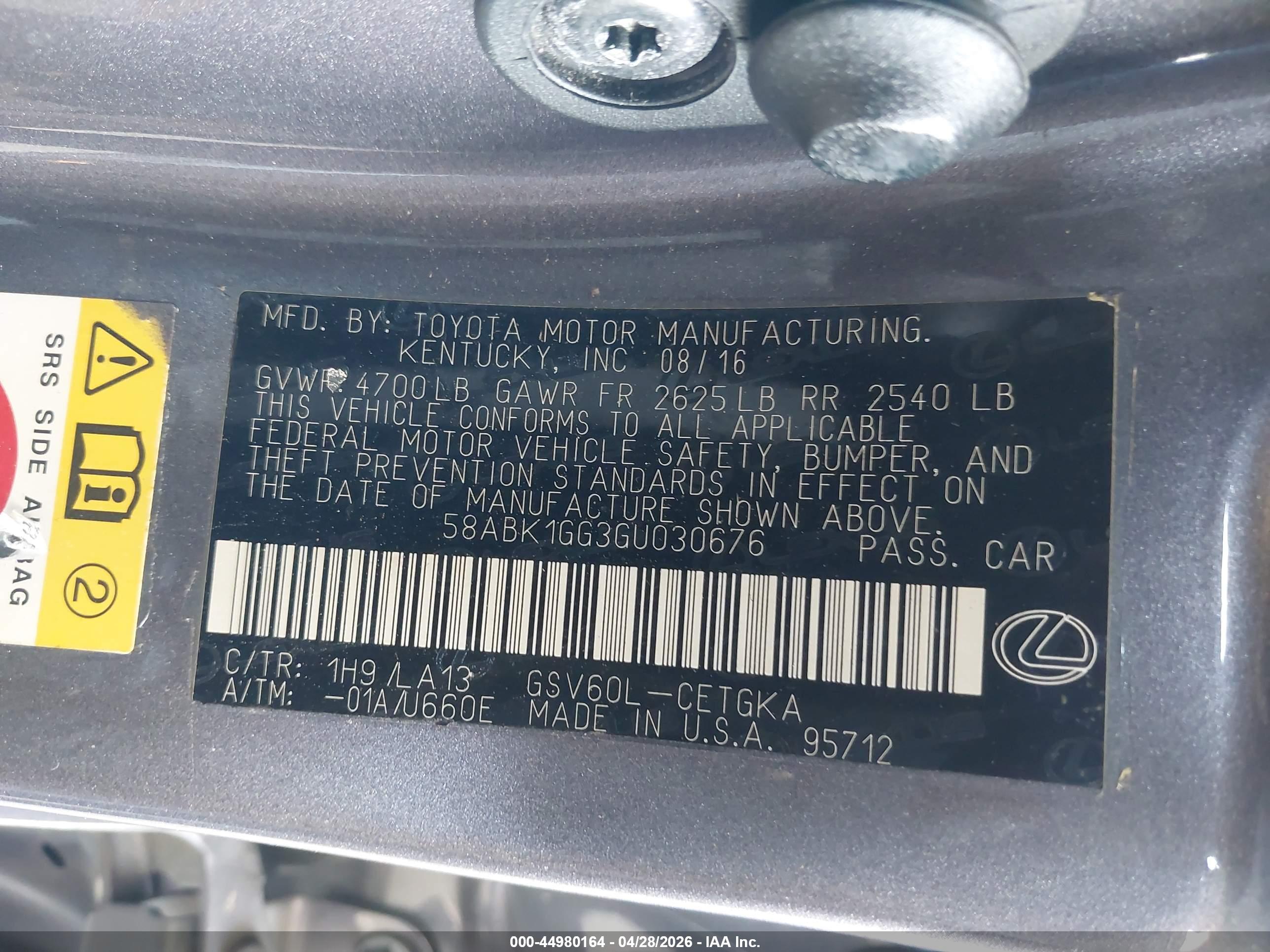 LEXUS ES image 9