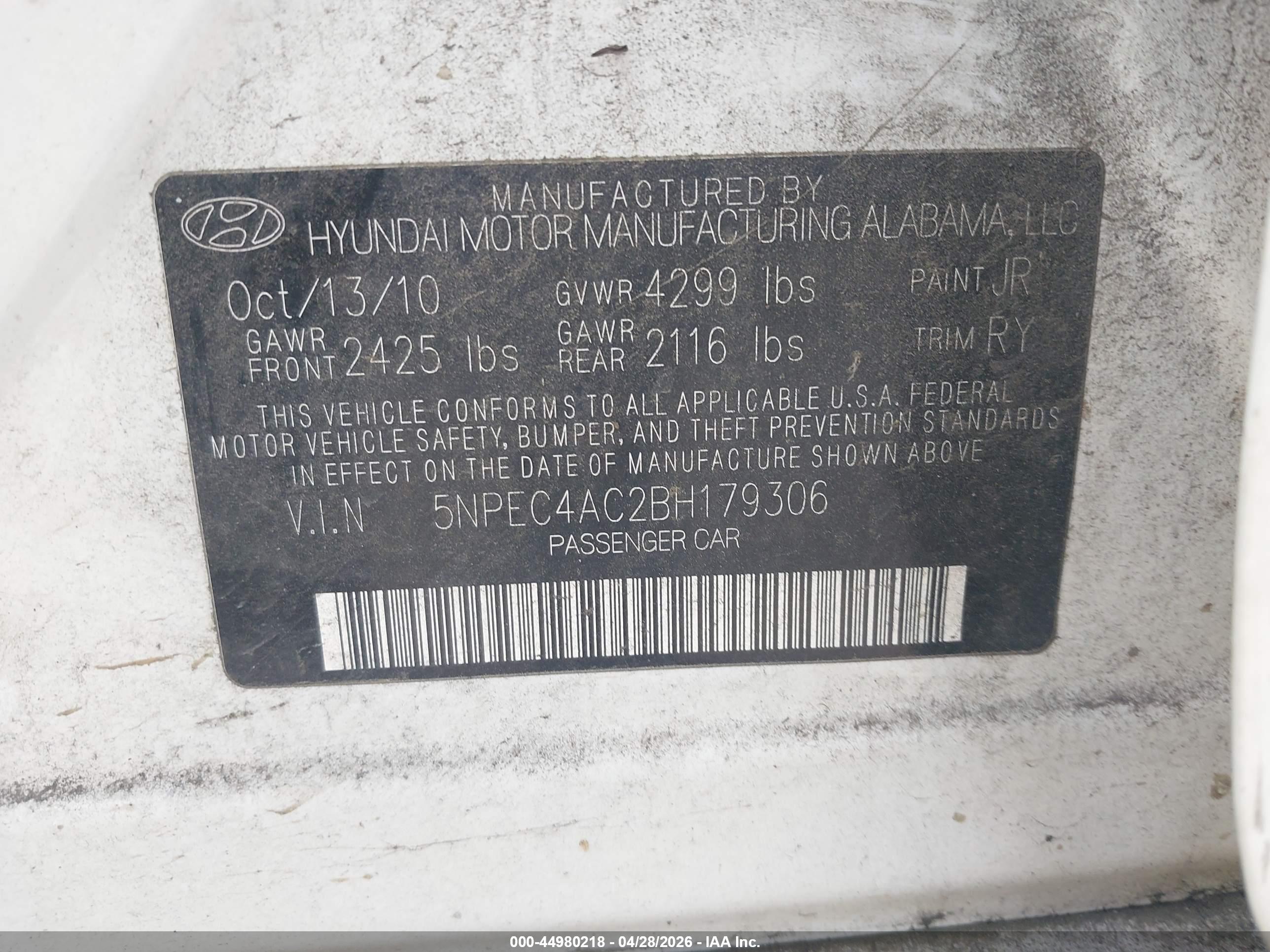 HYUNDAI SONATA image 9