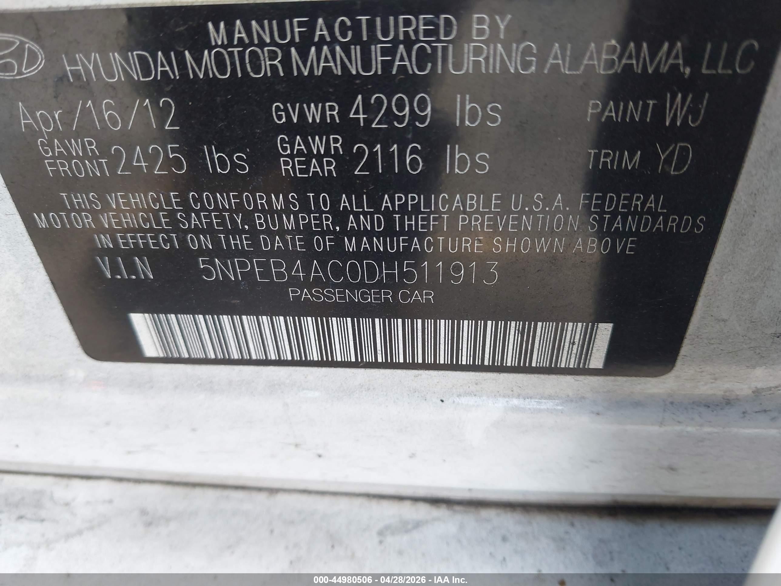 HYUNDAI SONATA image 9
