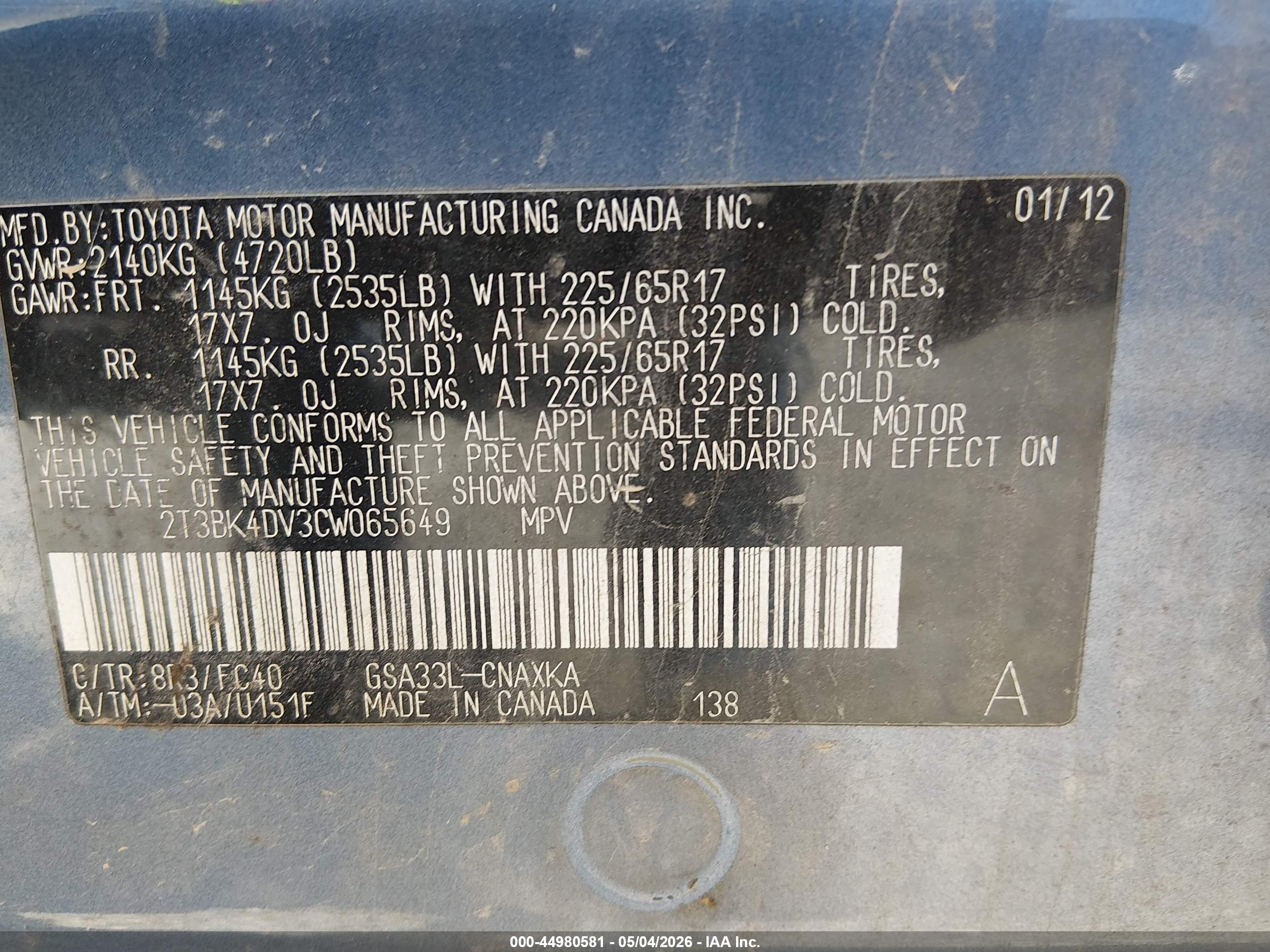 TOYOTA RAV4 image 9