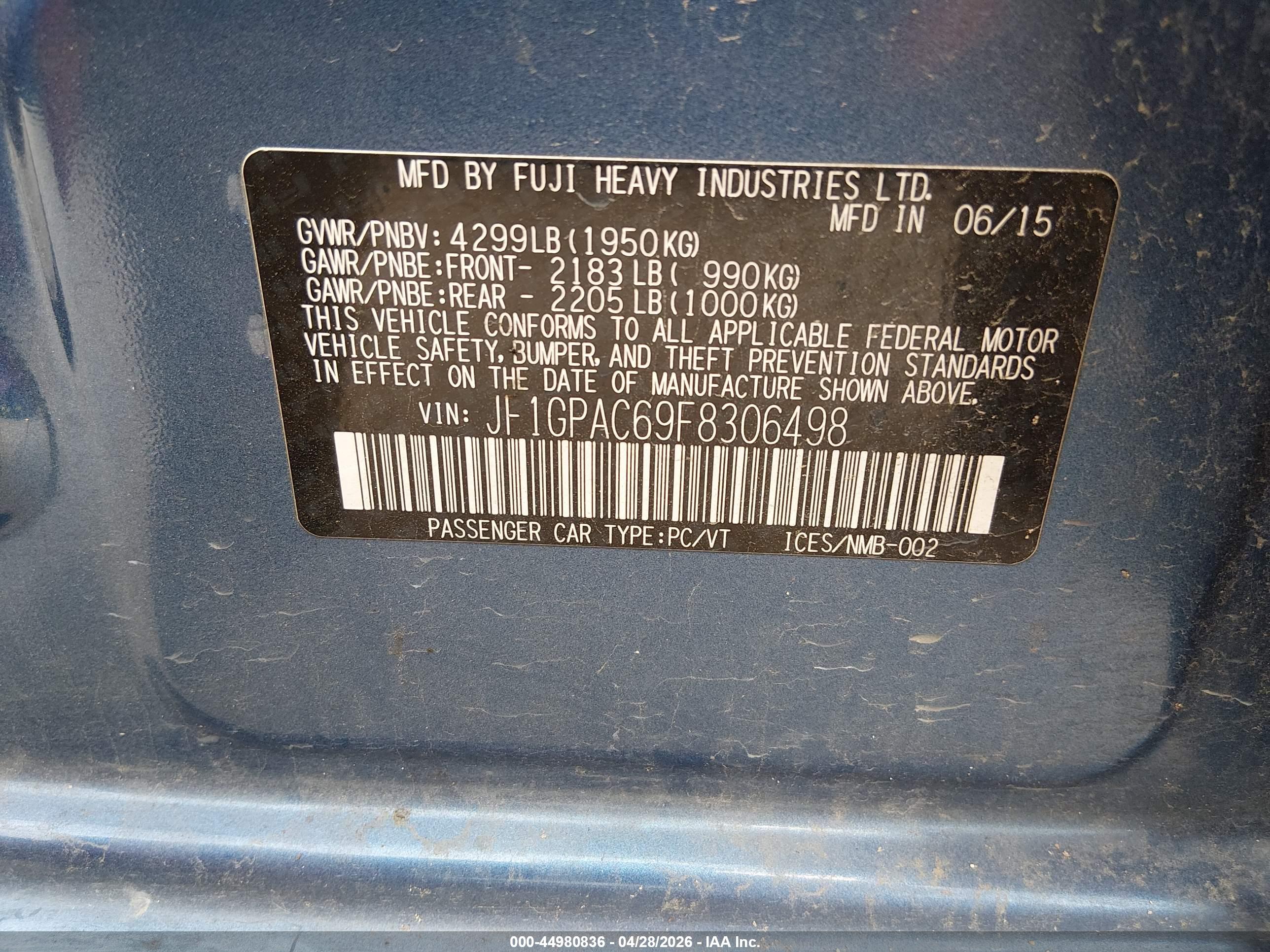 SUBARU IMPREZA image 9
