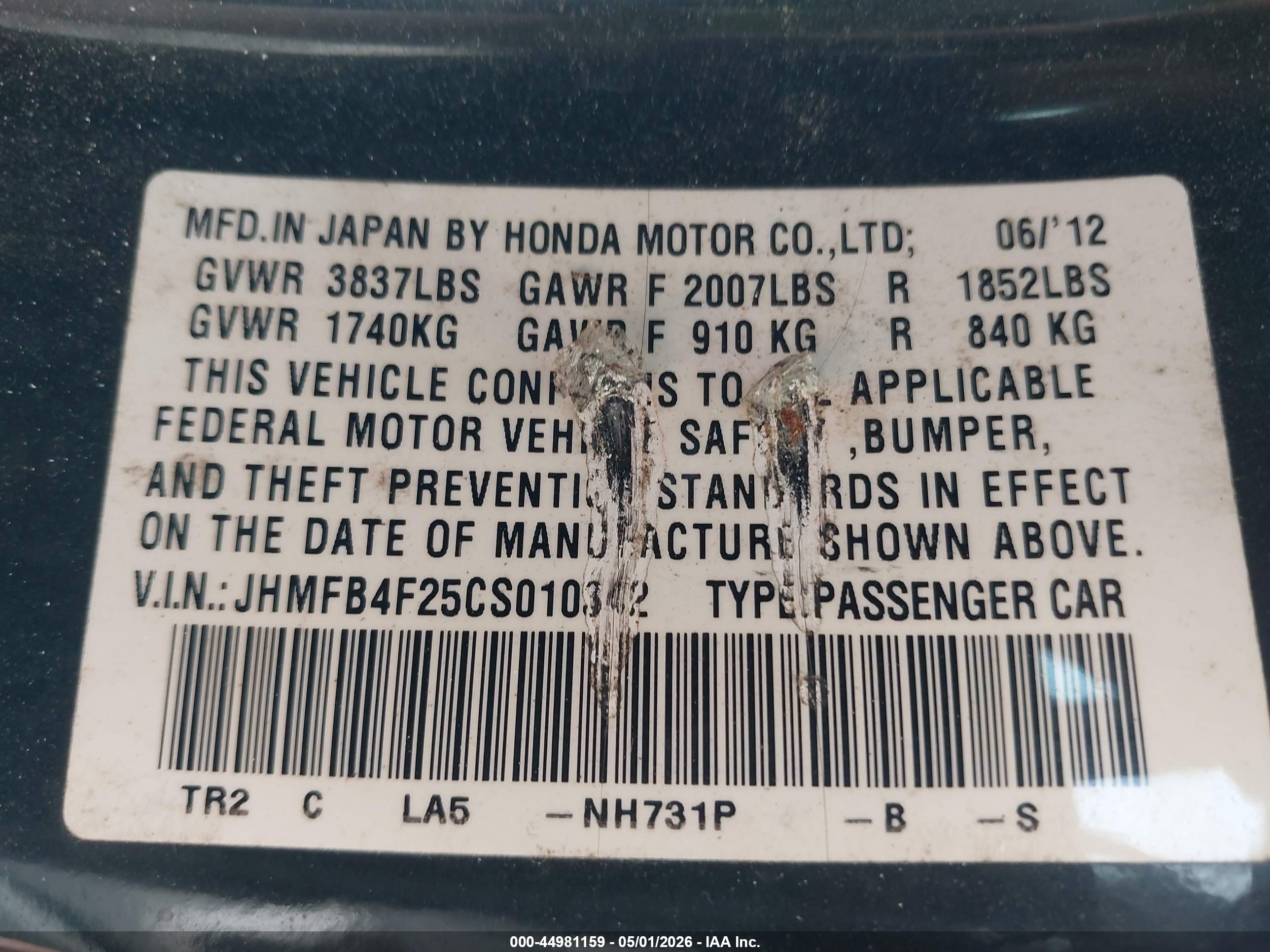 HONDA CIVIC image 9