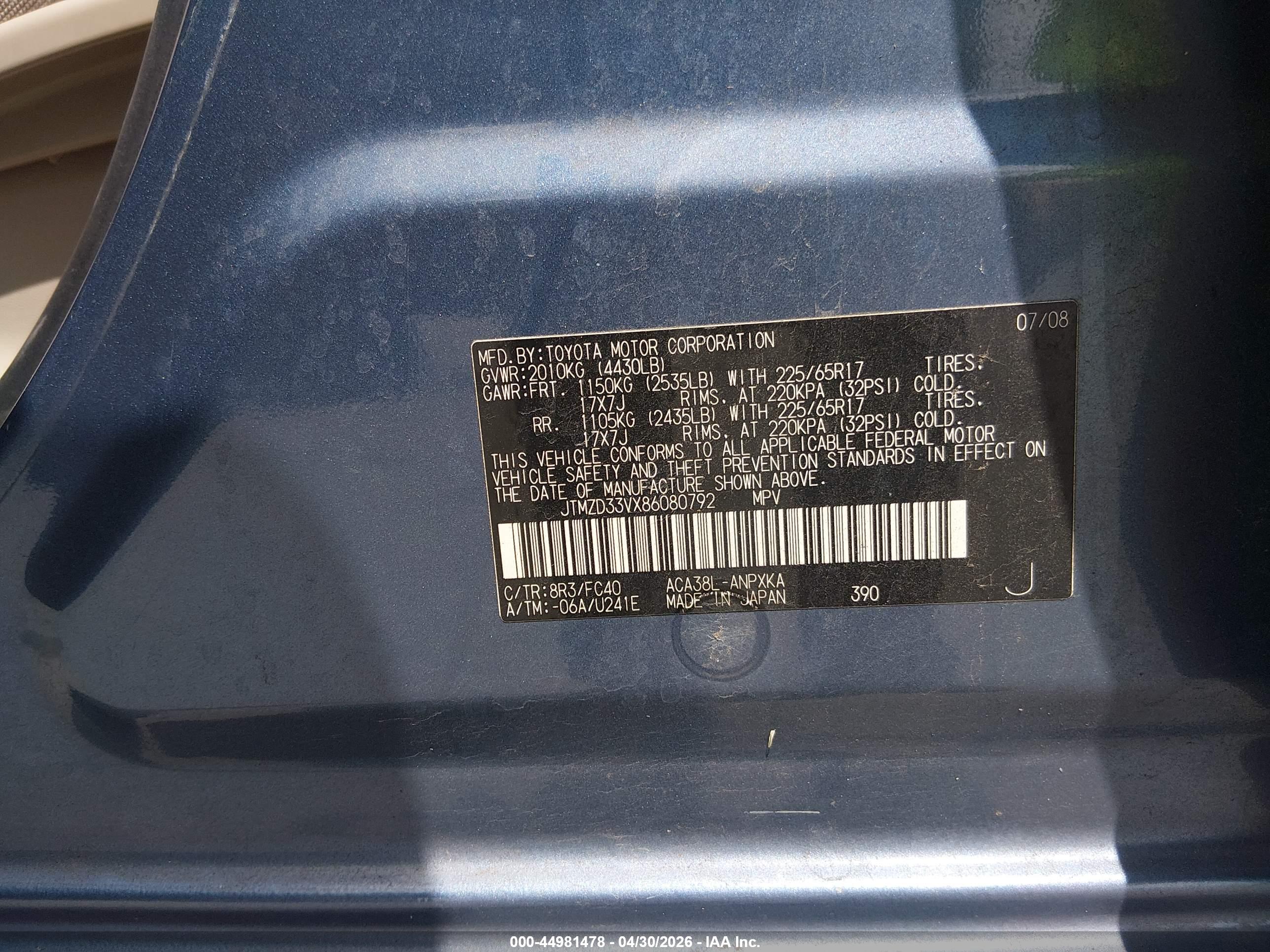 TOYOTA RAV4 image 9