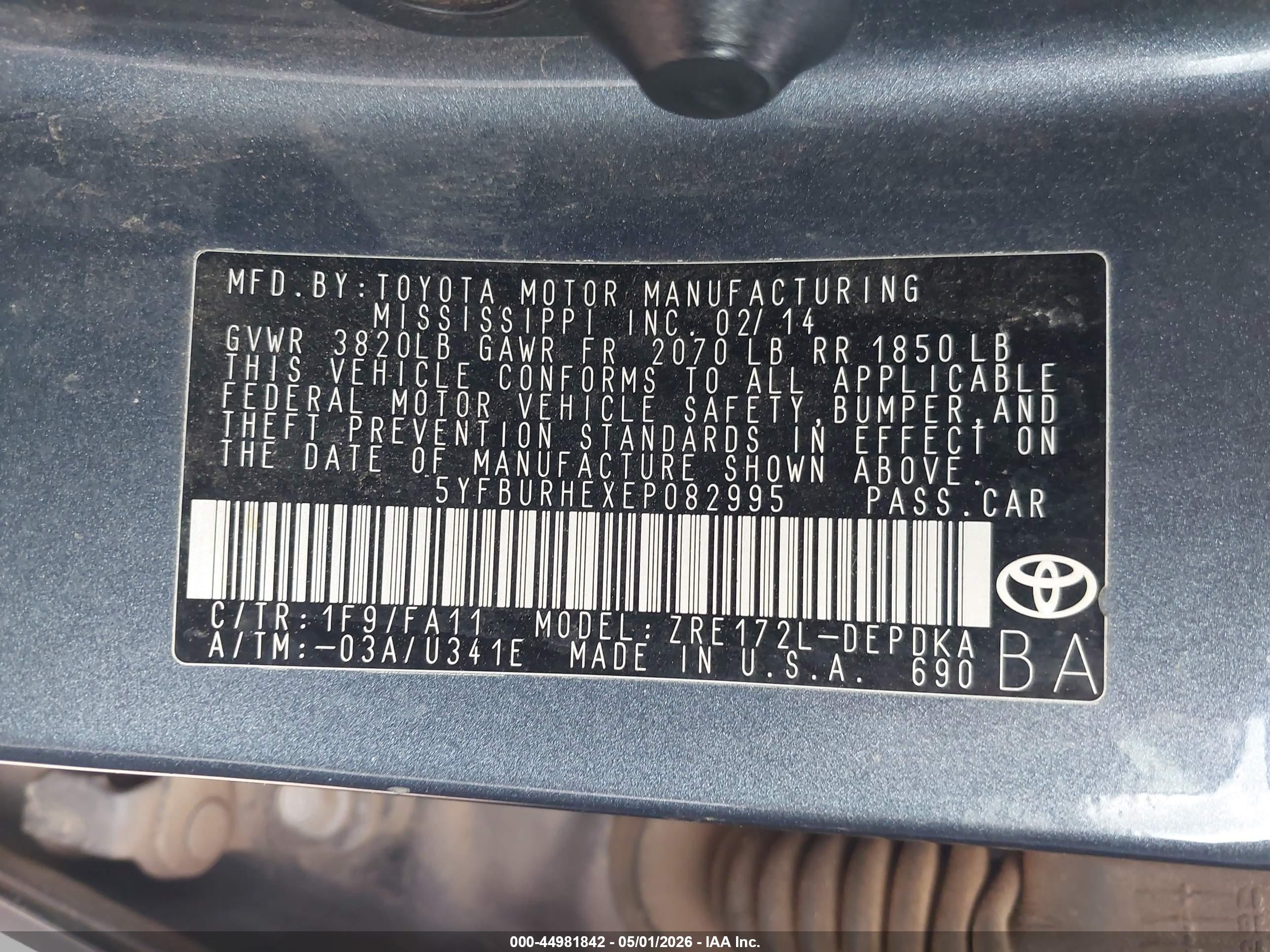 TOYOTA COROLLA image 9