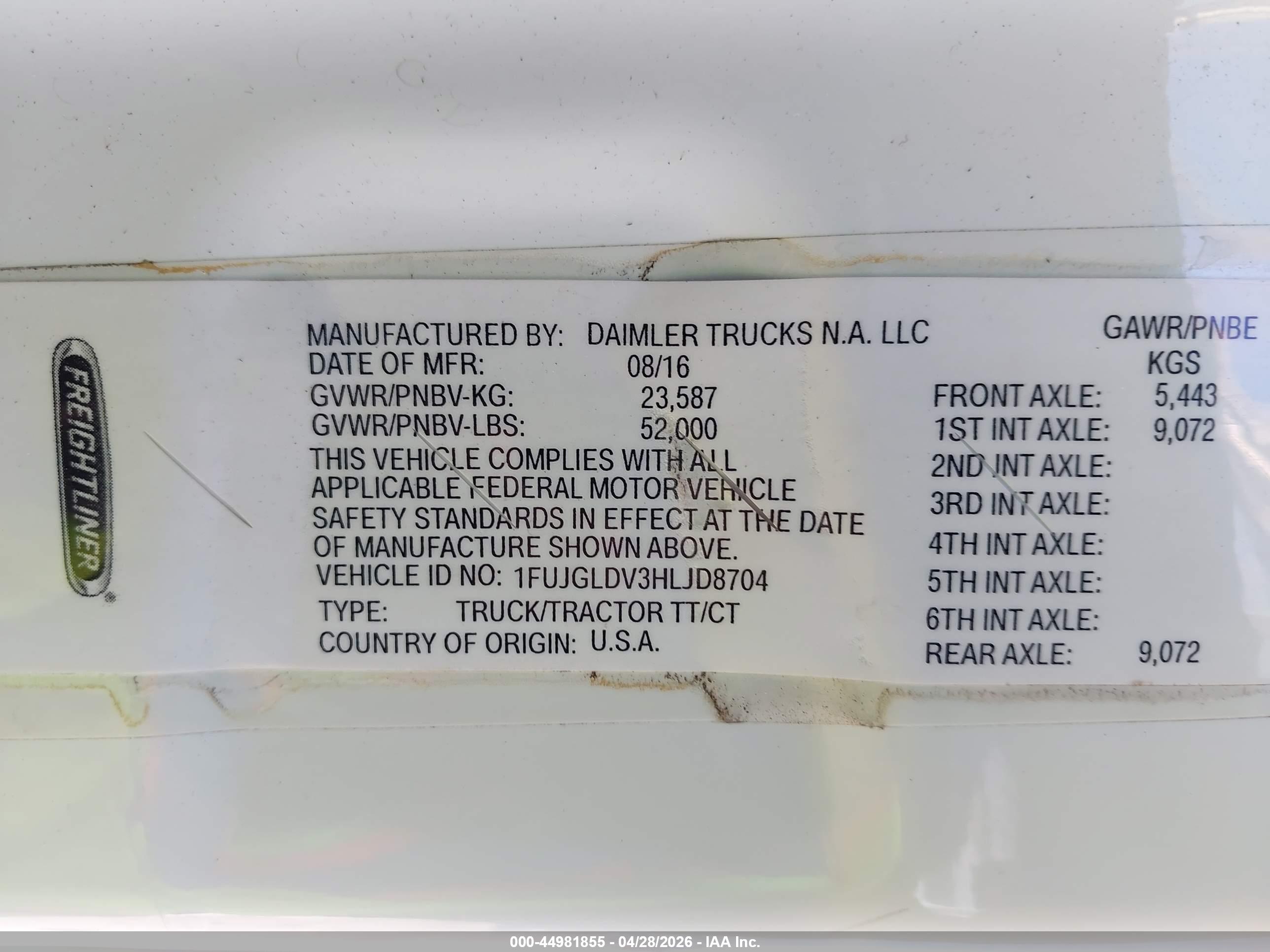 FREIGHTLINER CASCADIA image 9