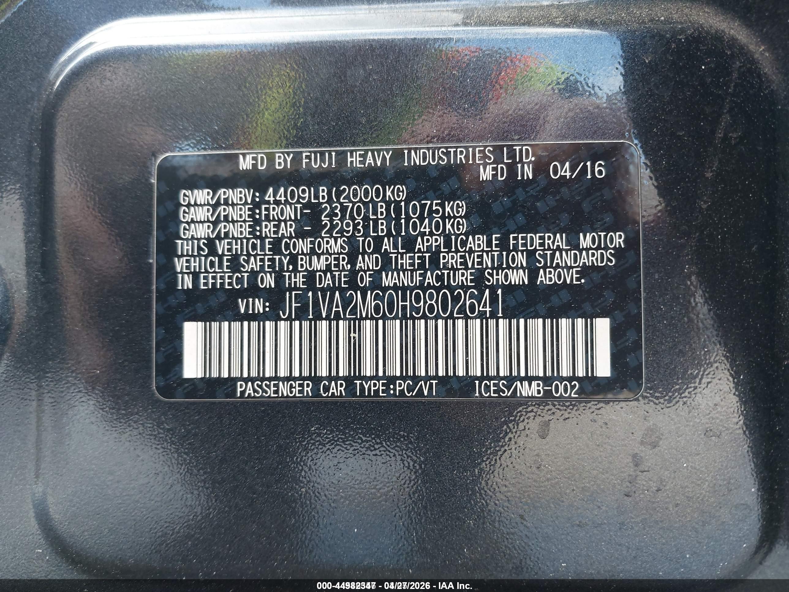 SUBARU WRX image 9