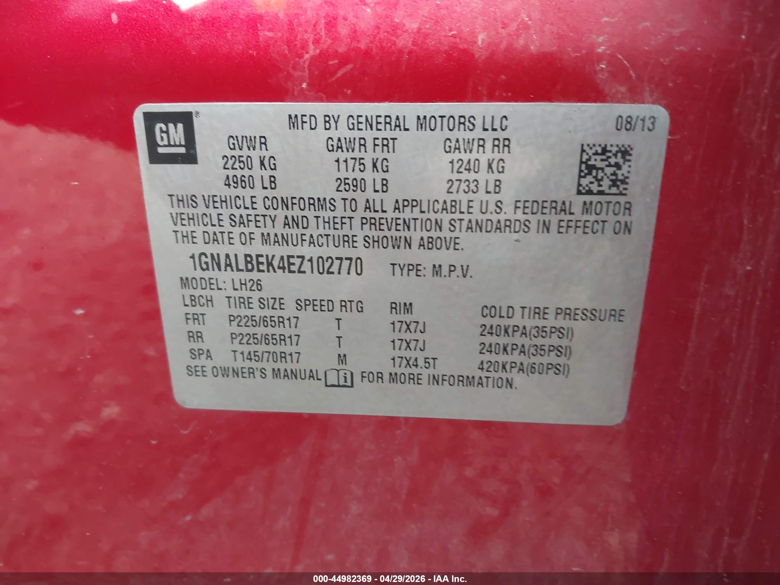 CHEVROLET EQUINOX image 9
