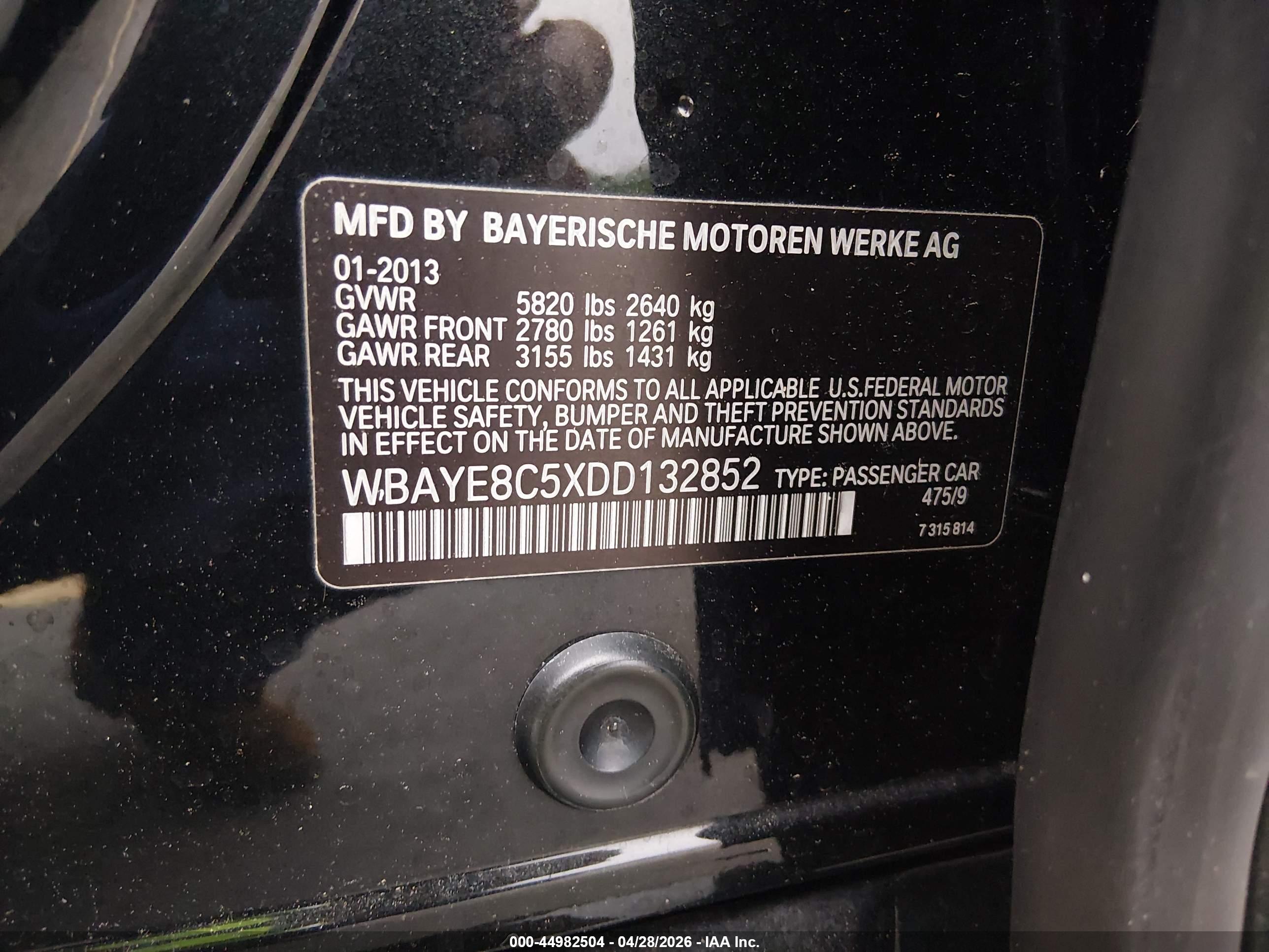 BMW 750LI image 9