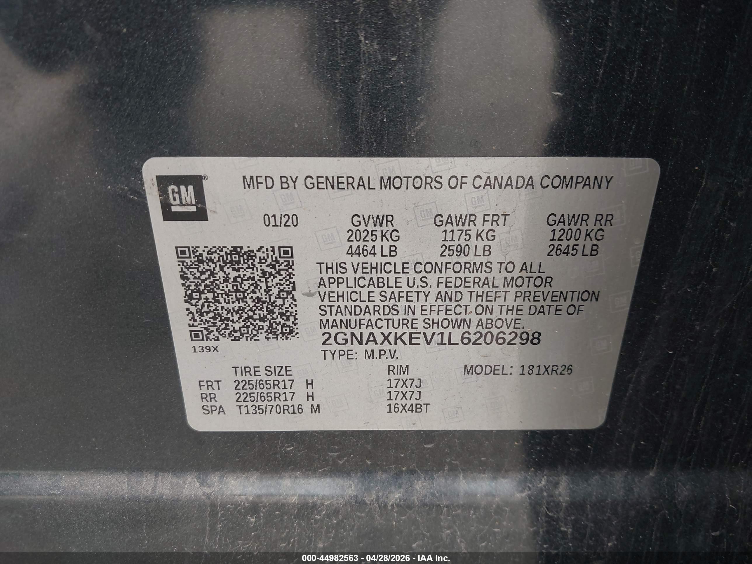 CHEVROLET EQUINOX image 9