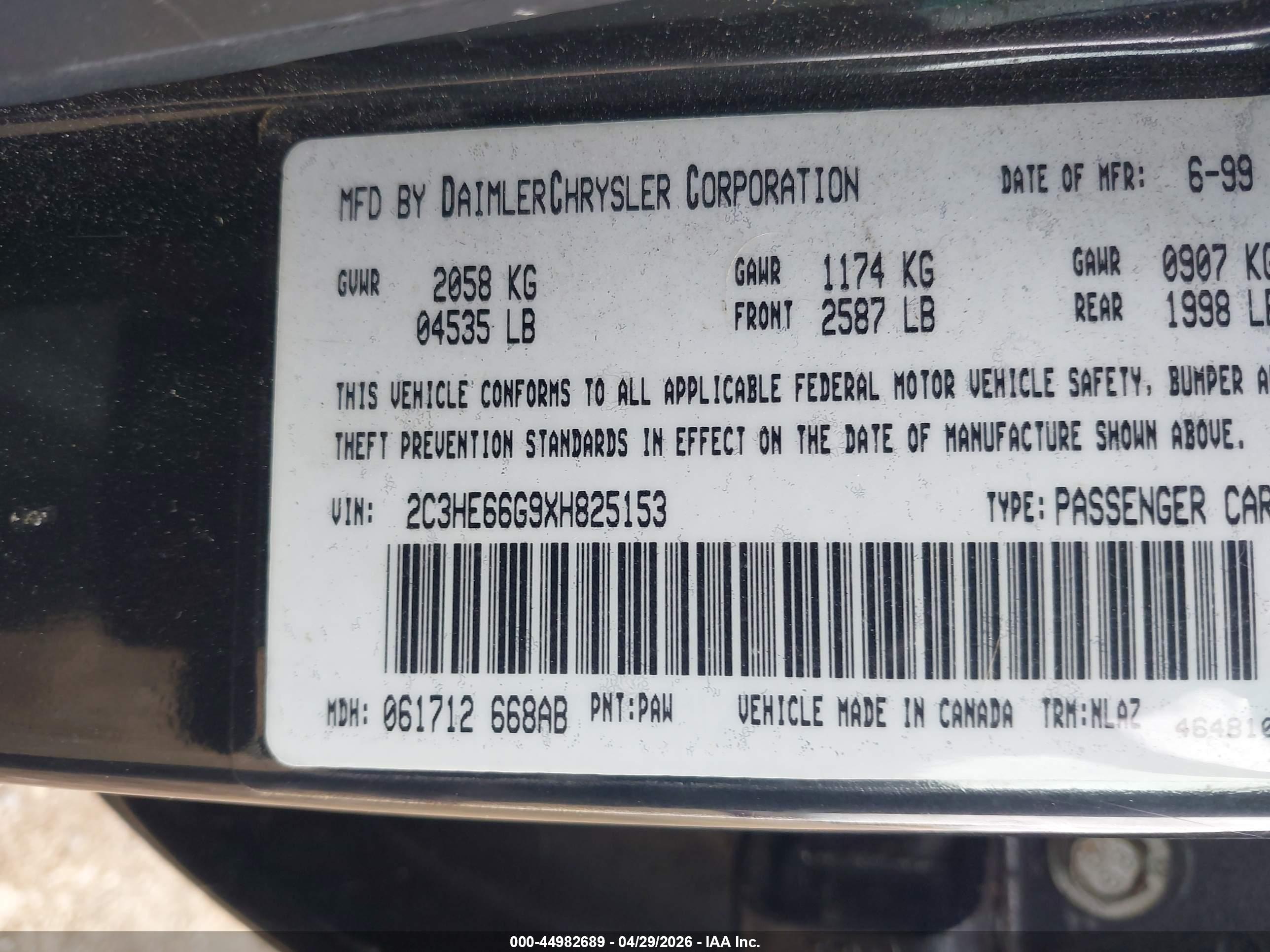 CHRYSLER 300M image 9
