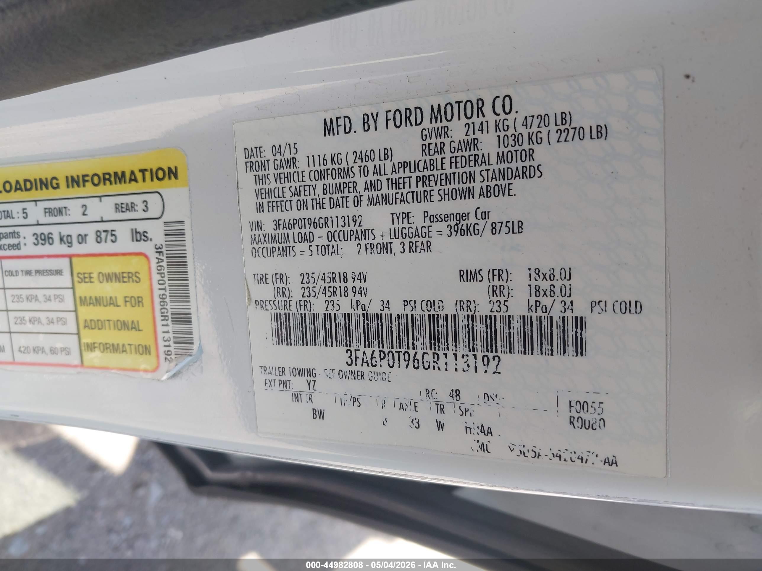 FORD FUSION image 9