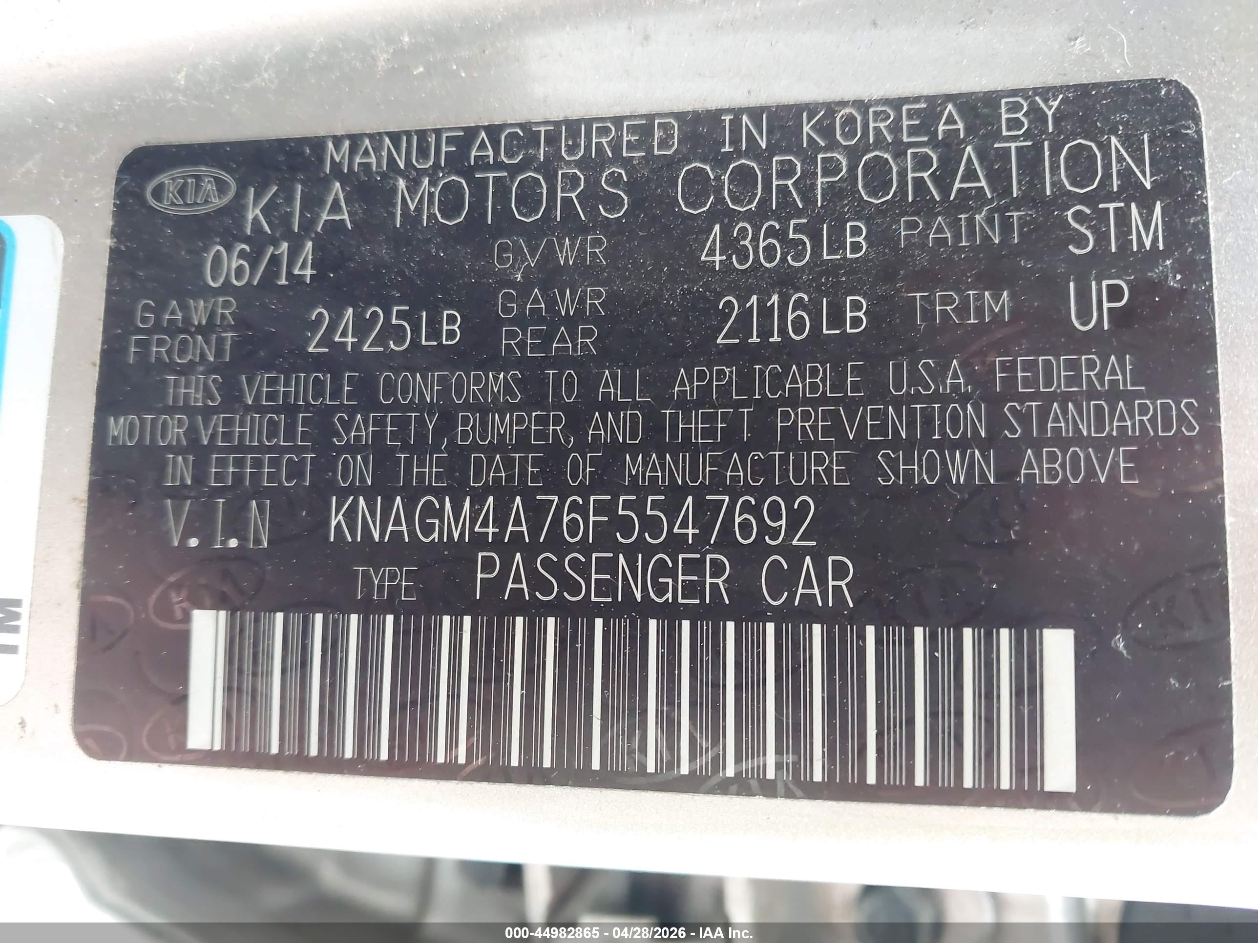 KIA OPTIMA image 9