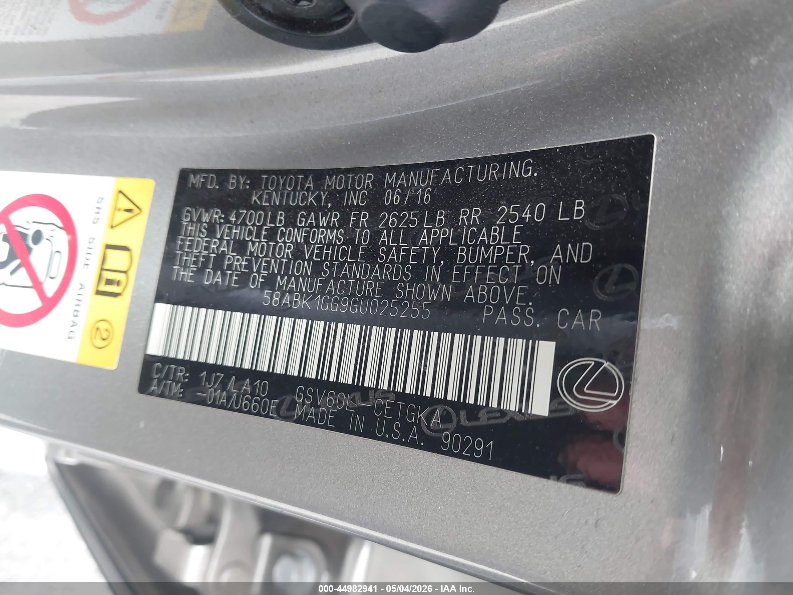LEXUS ES image 9
