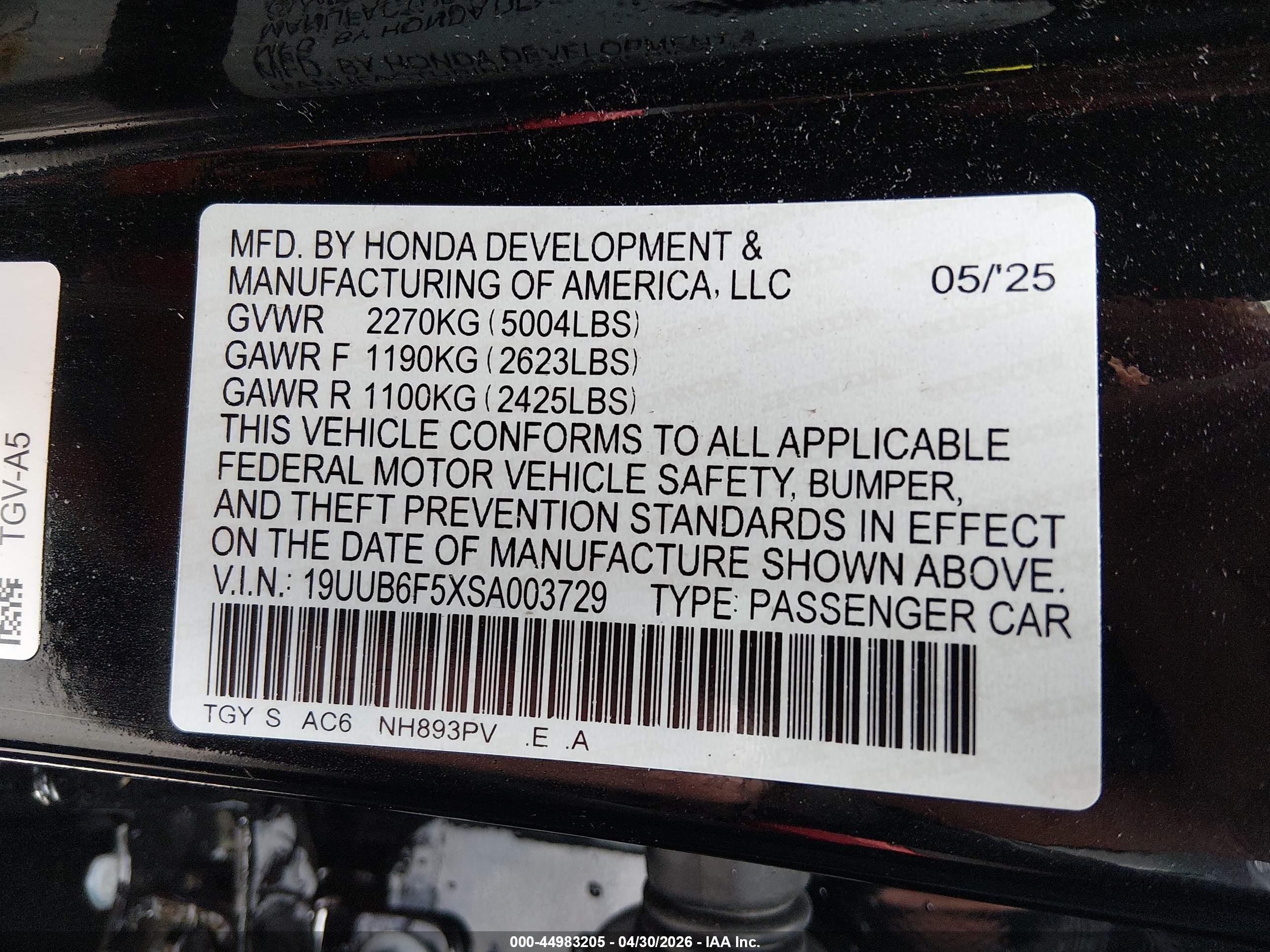 ACURA TLX image 9