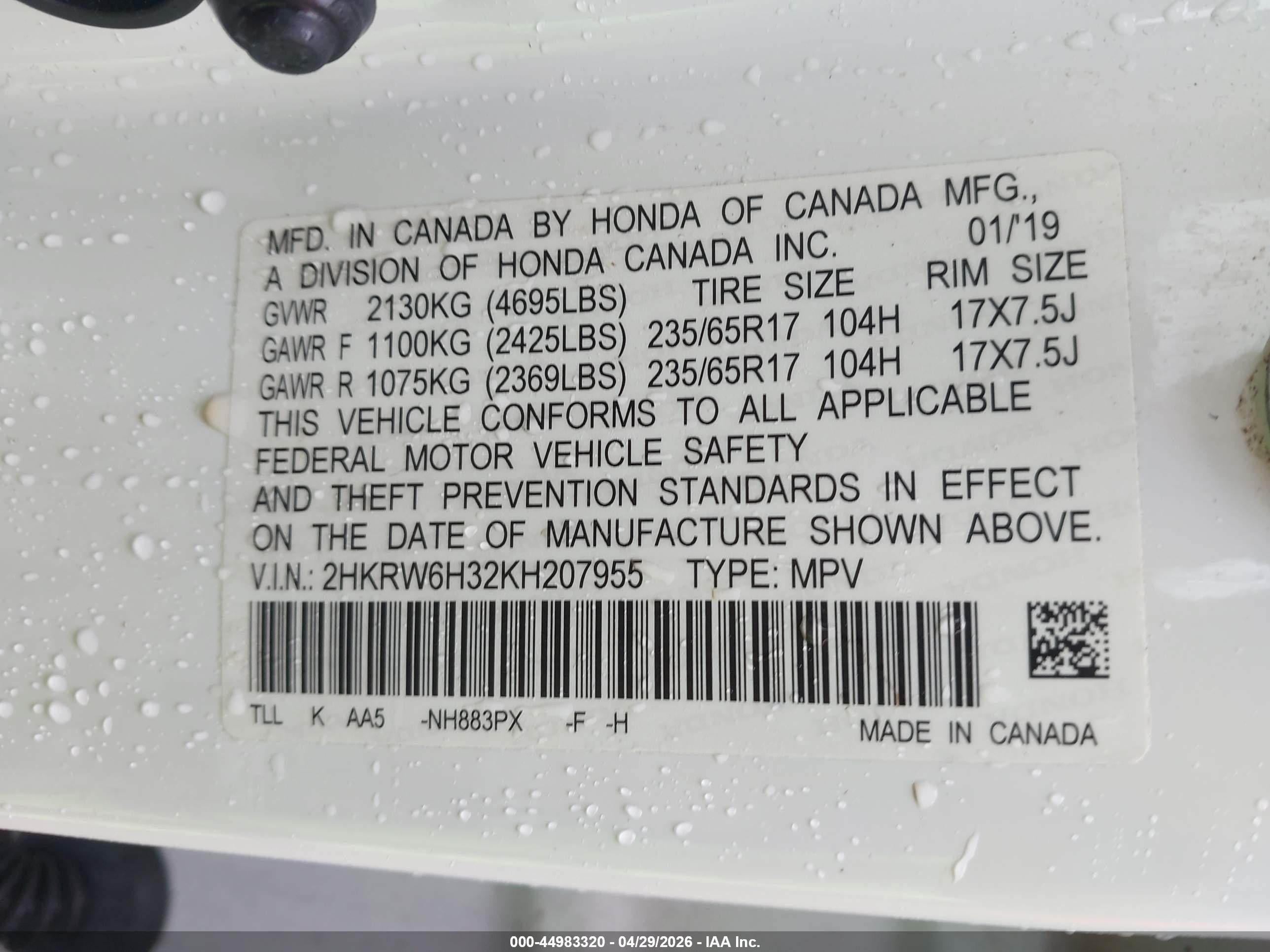 HONDA CR-V image 9
