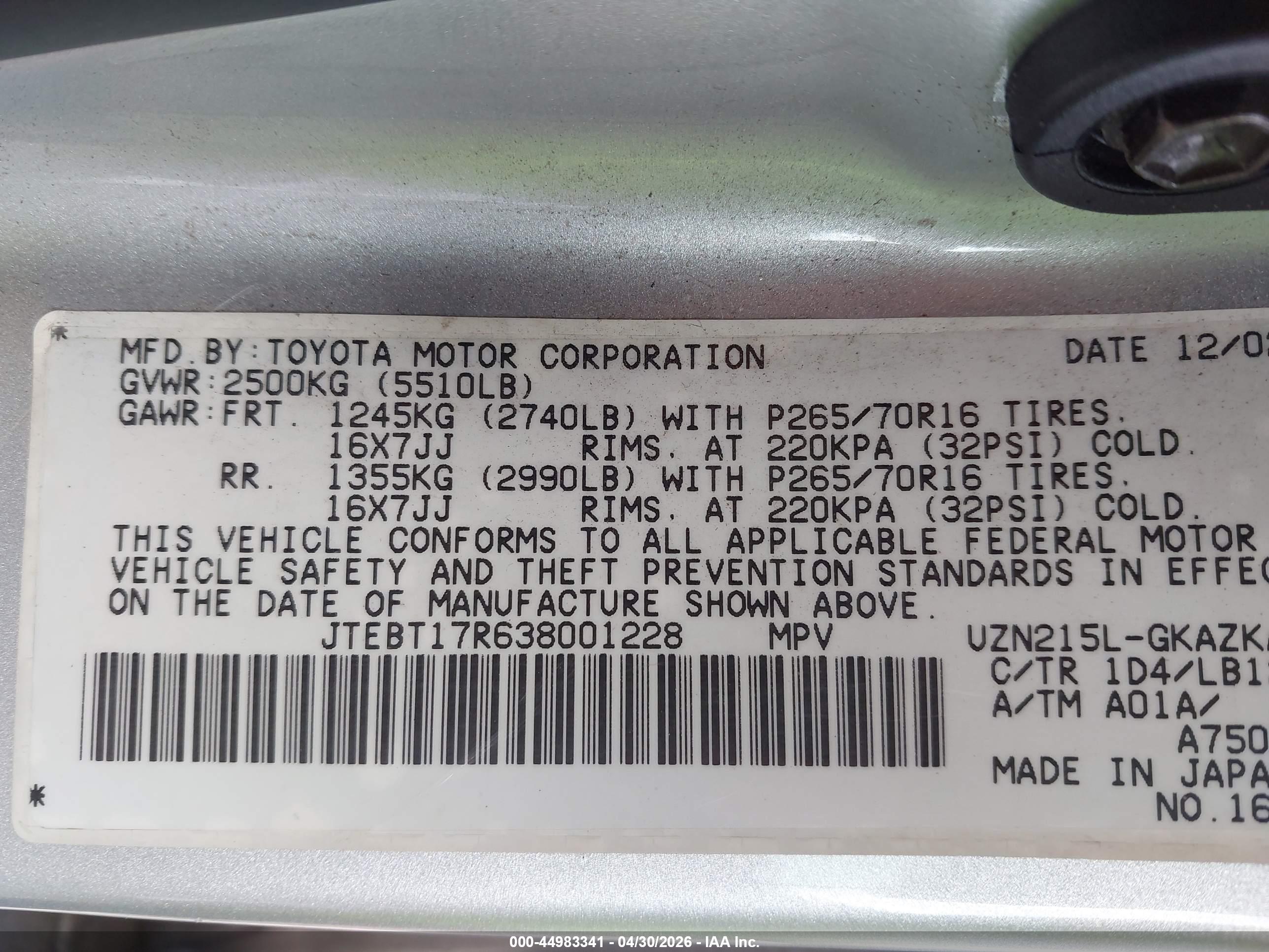 TOYOTA 4RUNNER image 9