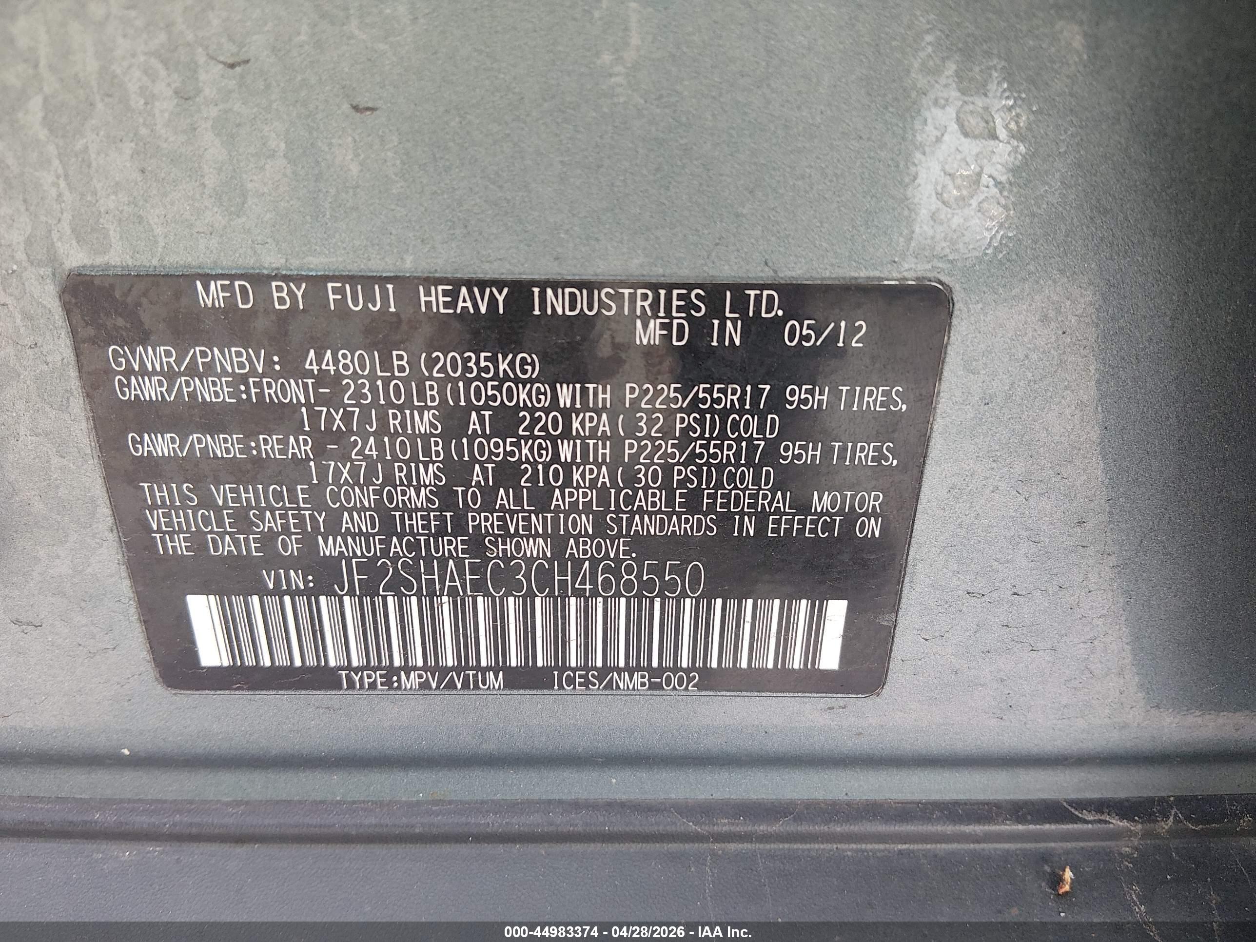SUBARU FORESTER image 9