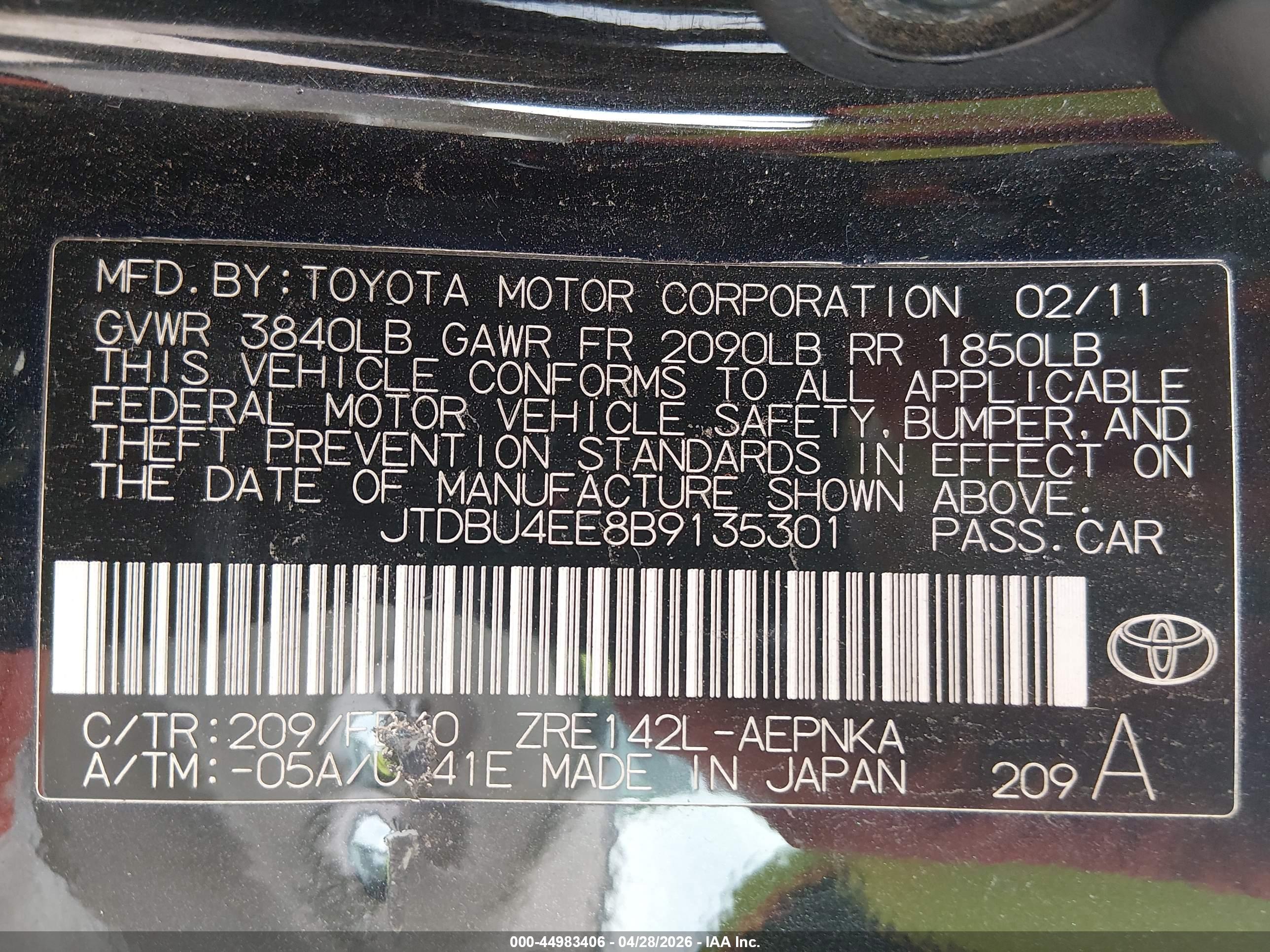 TOYOTA COROLLA image 9