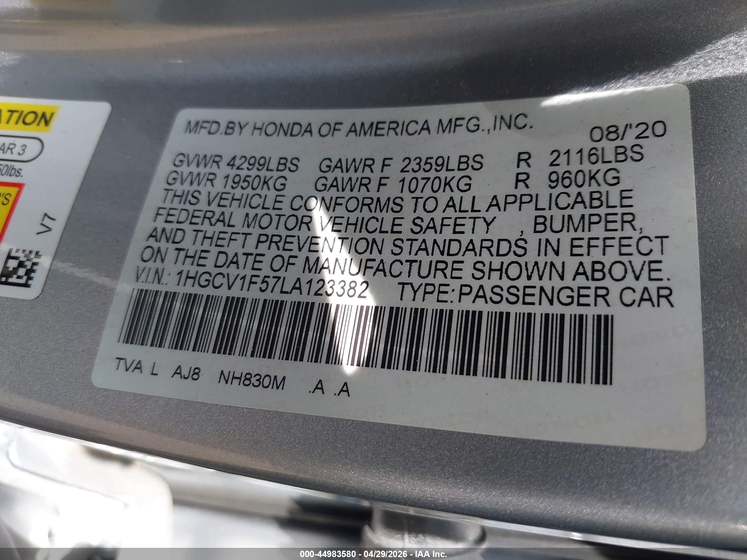HONDA ACCORD image 9