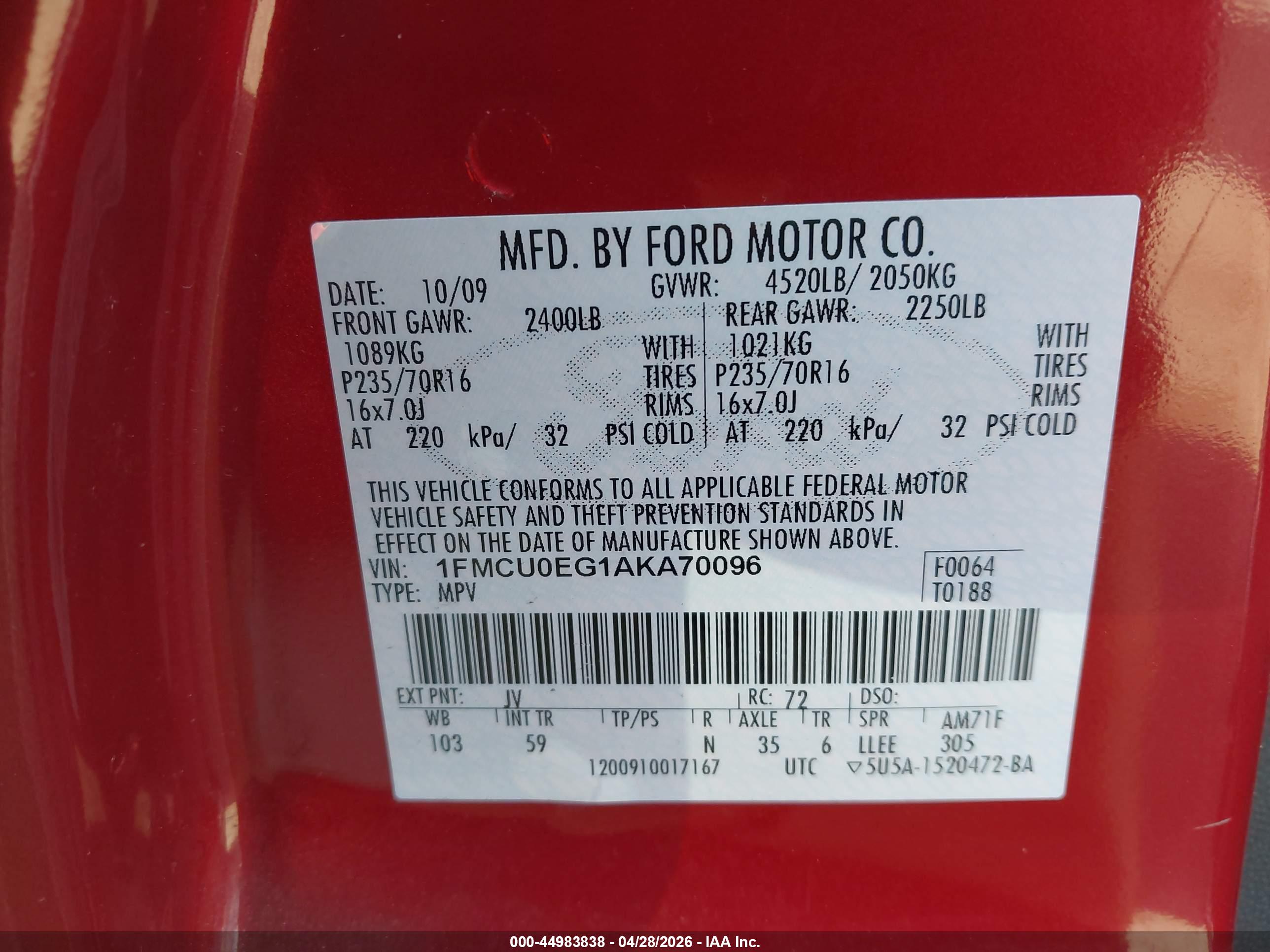 FORD ESCAPE image 9