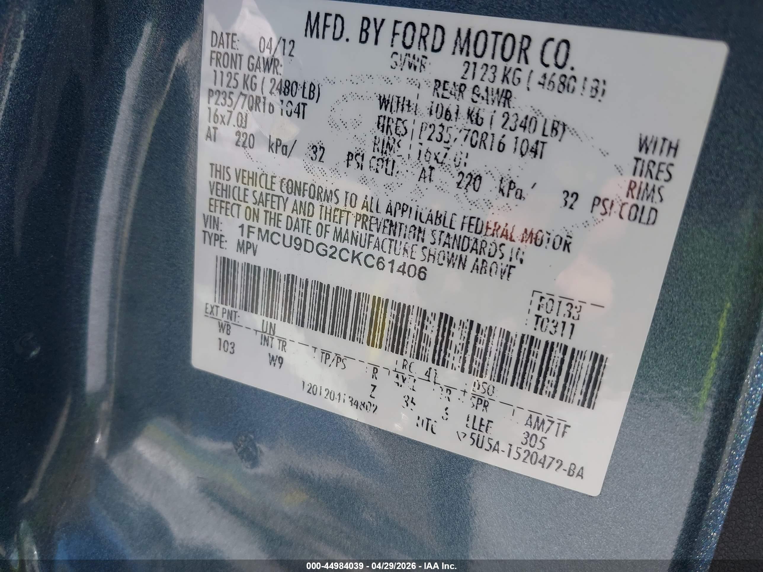 FORD ESCAPE image 9