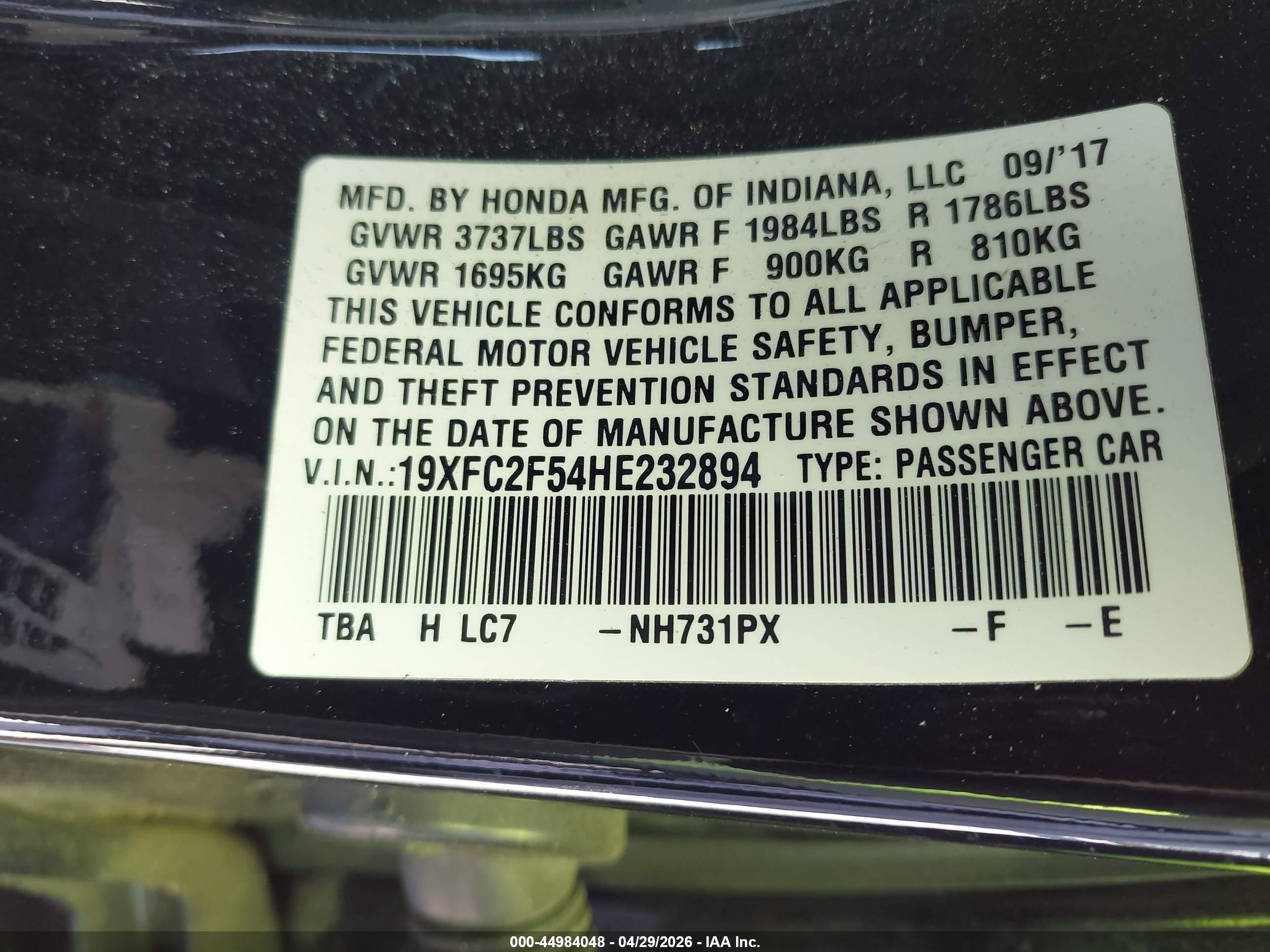 HONDA CIVIC image 9