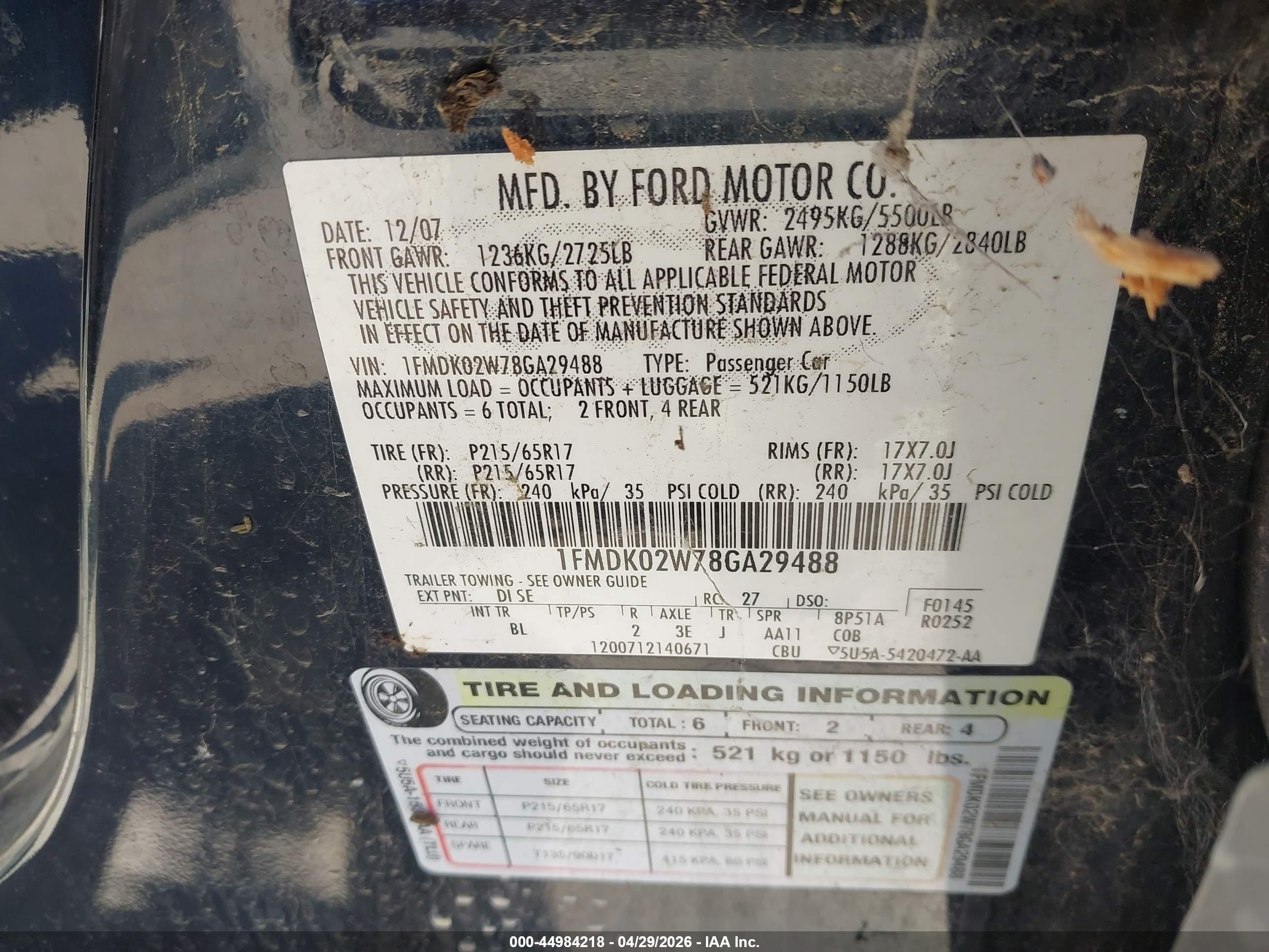 FORD TAURUS image 9