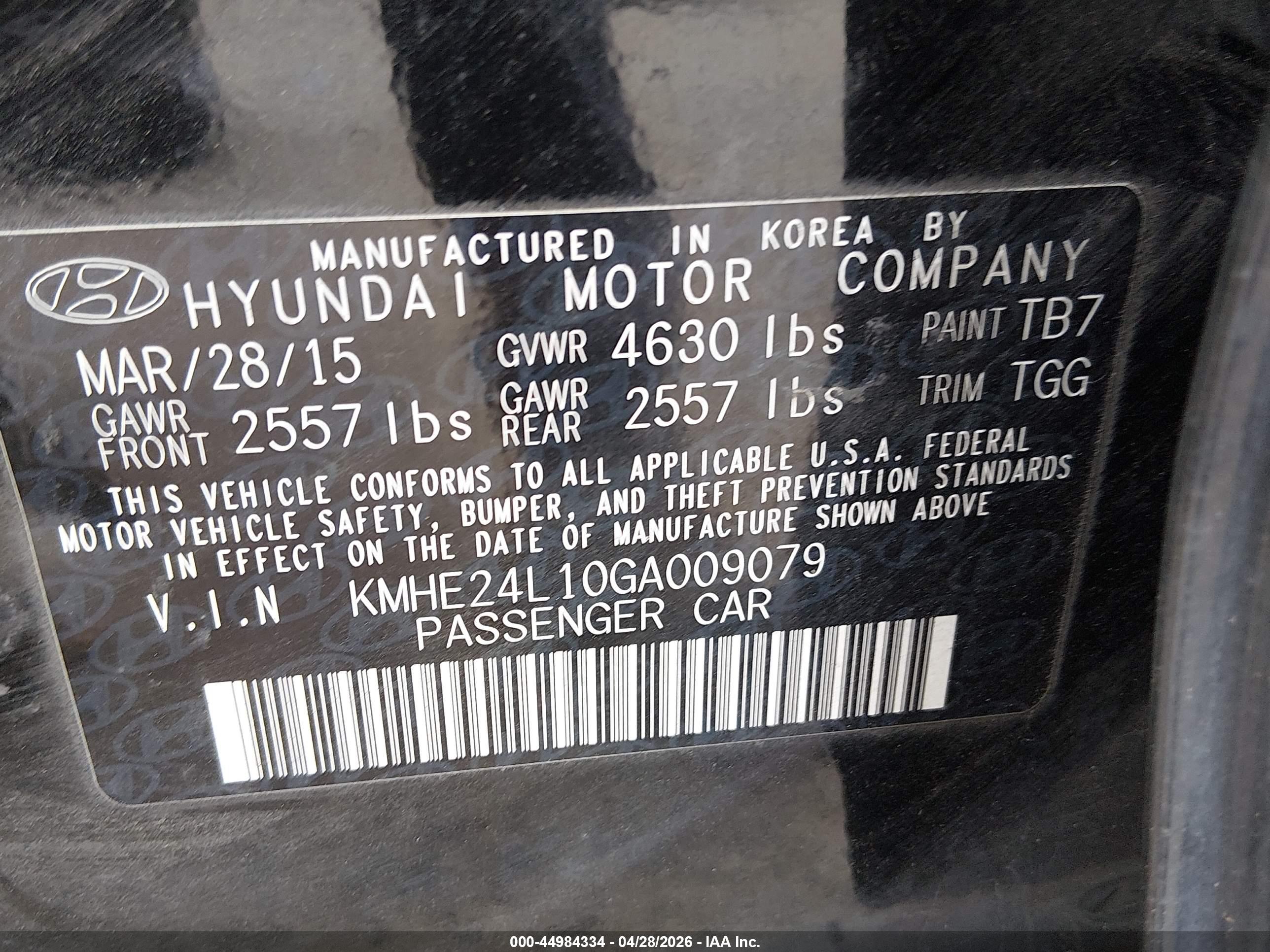 HYUNDAI SONATA image 9