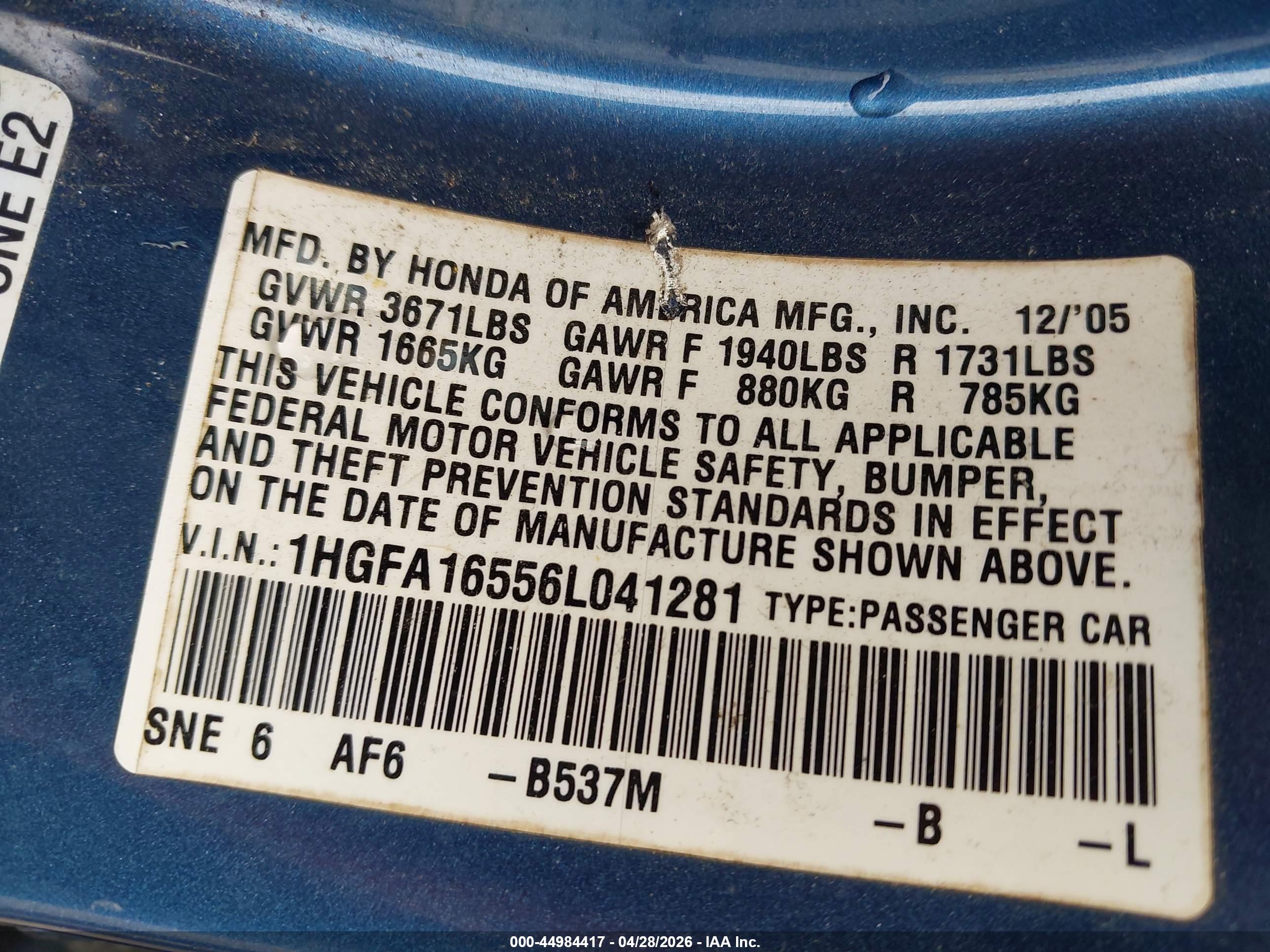 HONDA CIVIC image 9