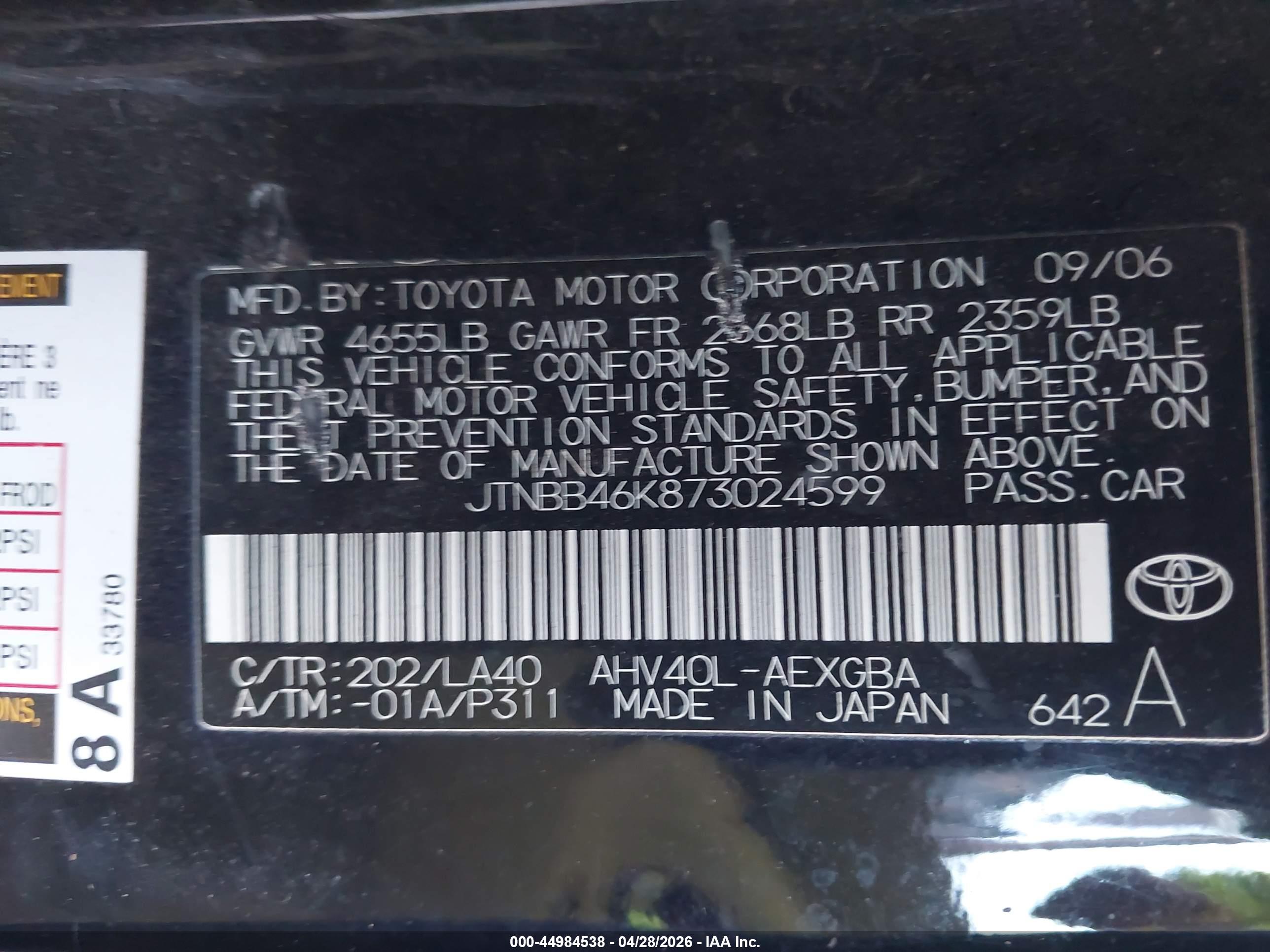 TOYOTA CAMRY image 9