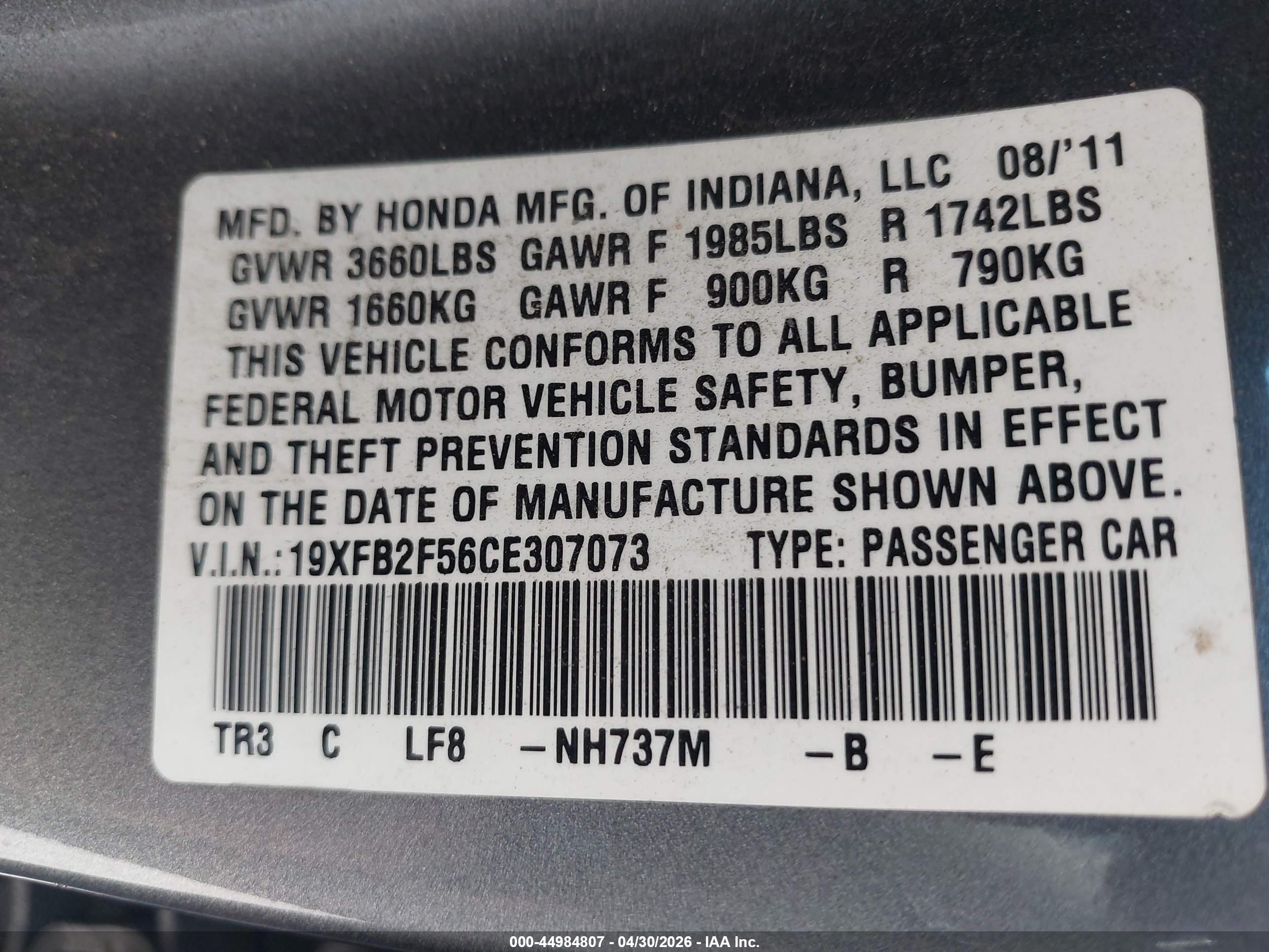 HONDA CIVIC image 9