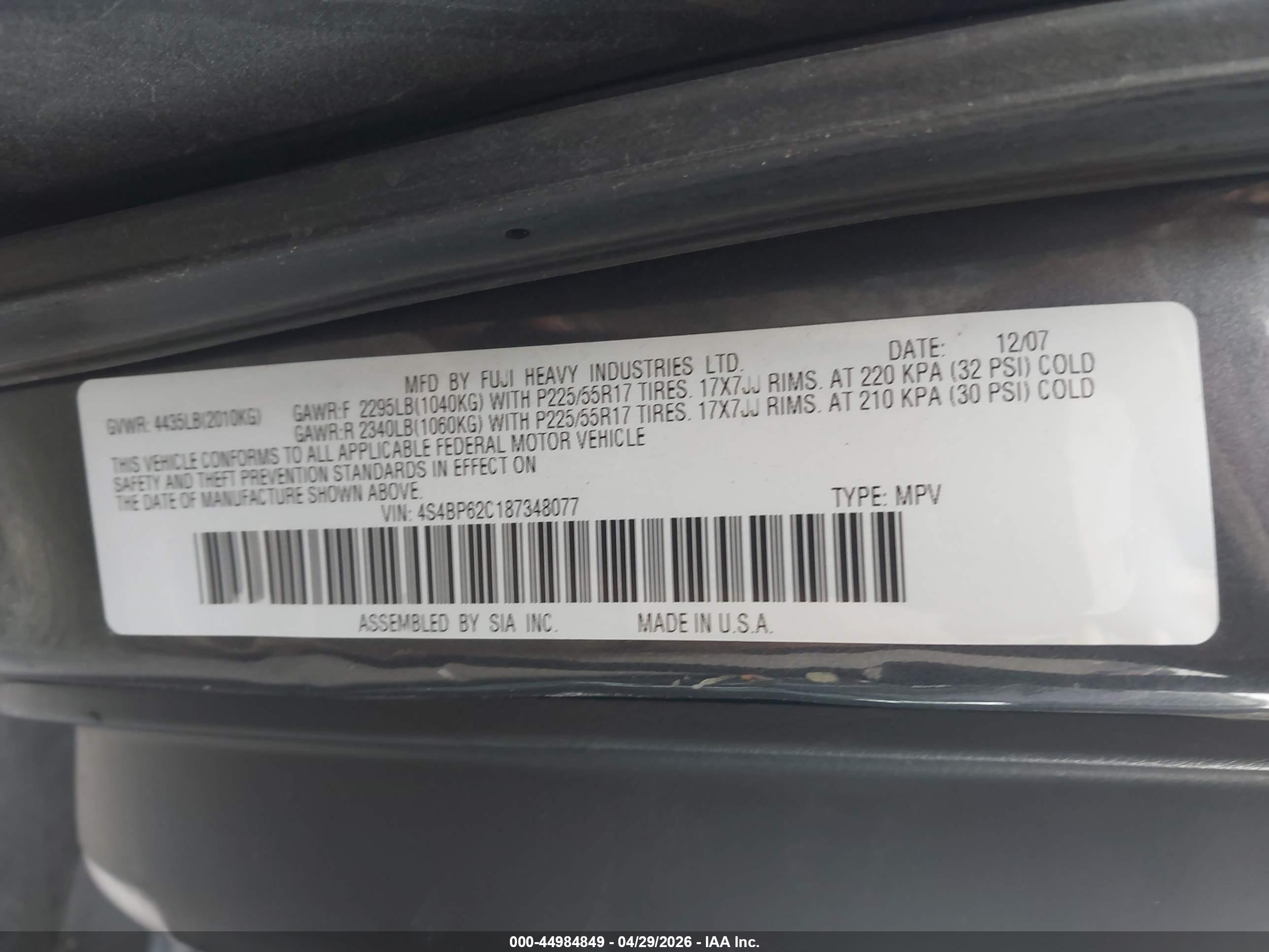 SUBARU OUTBACK image 9
