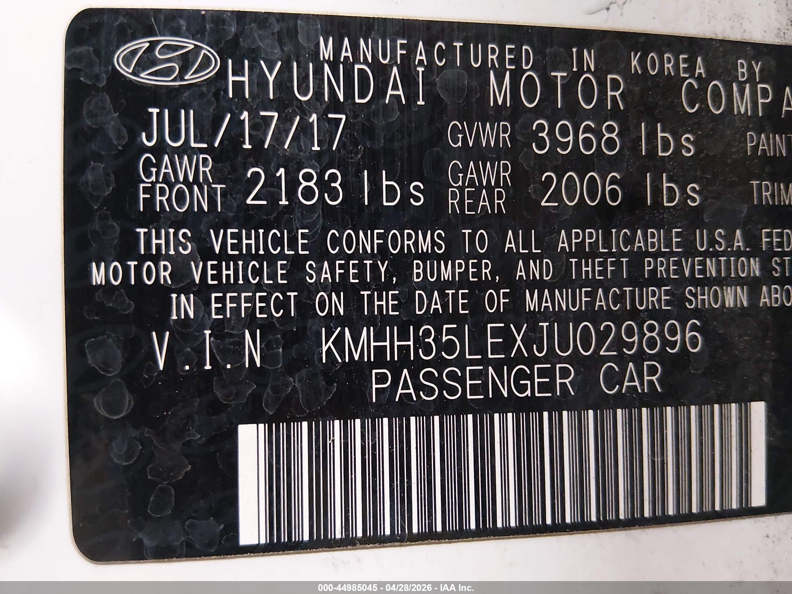 HYUNDAI ELANTRA image 9