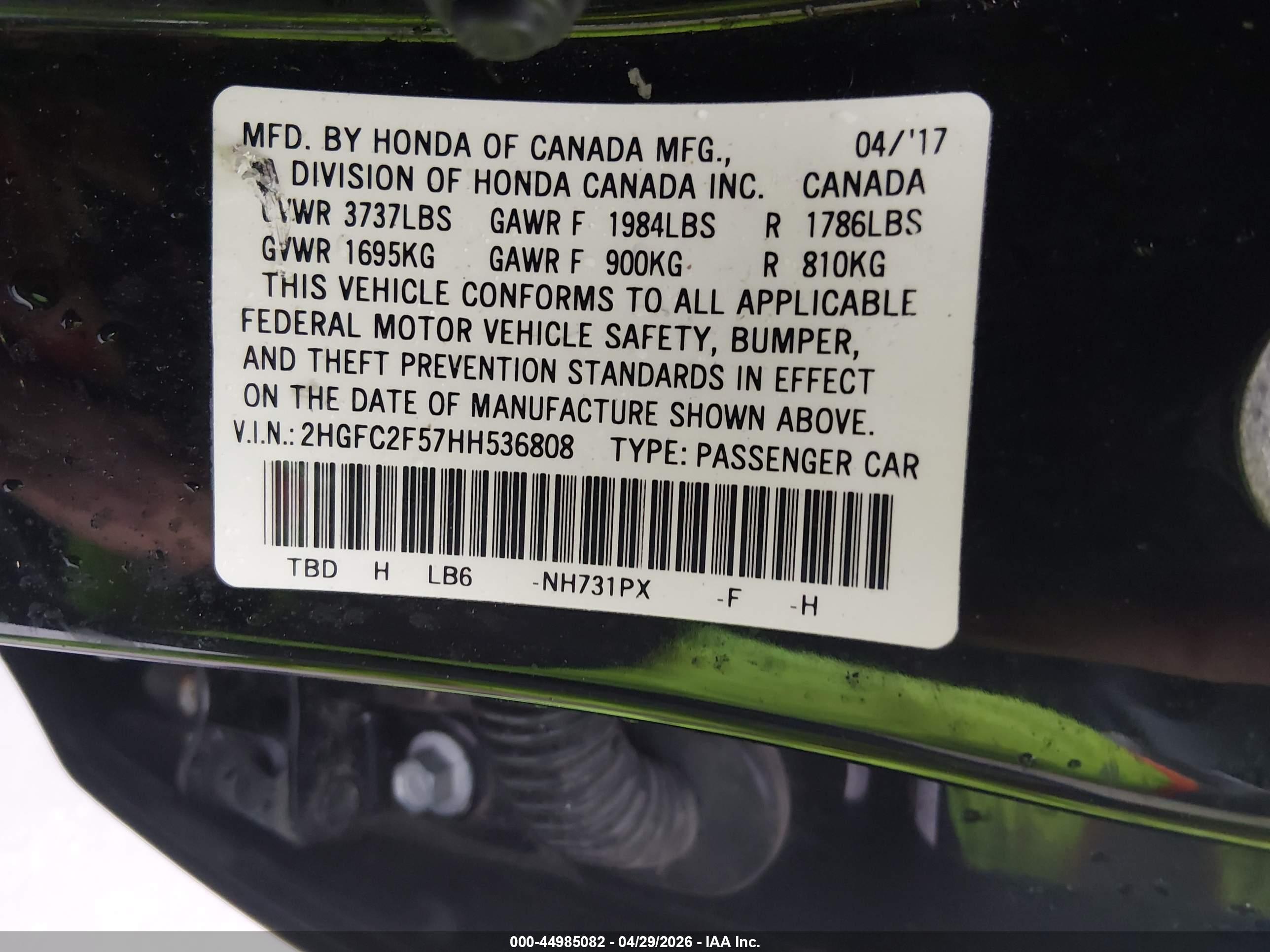 HONDA CIVIC image 9