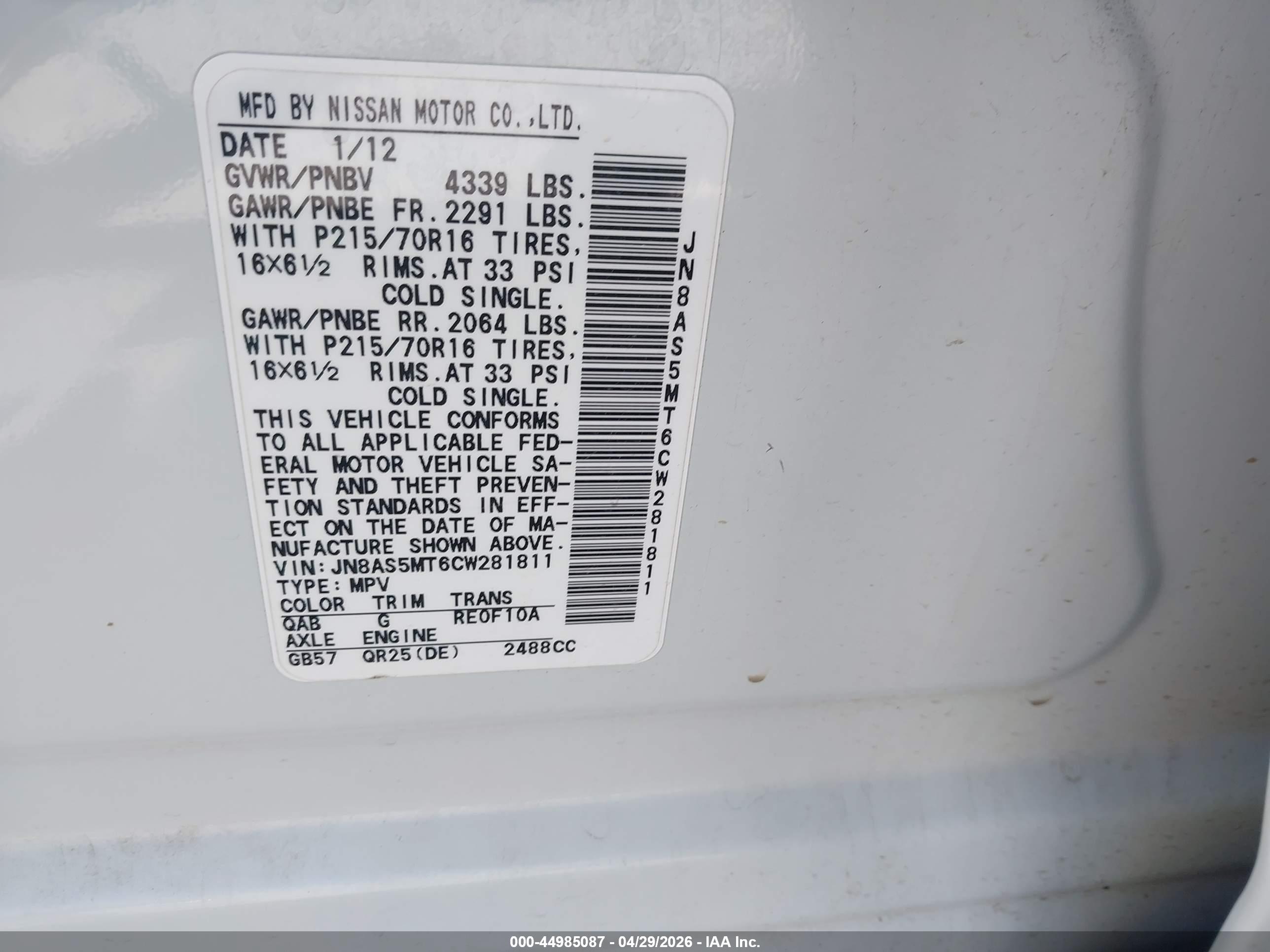 NISSAN ROGUE image 9
