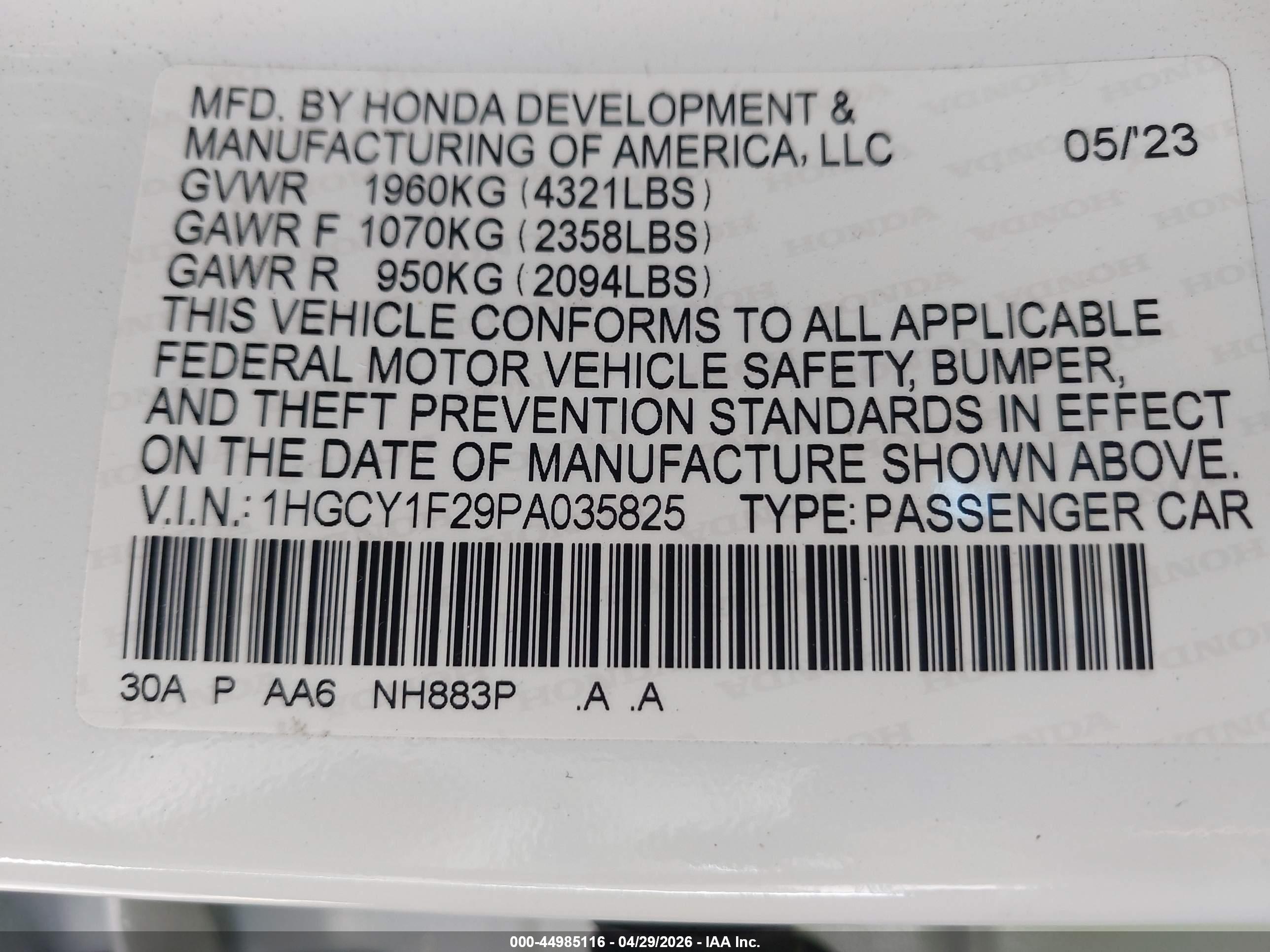 HONDA ACCORD image 9