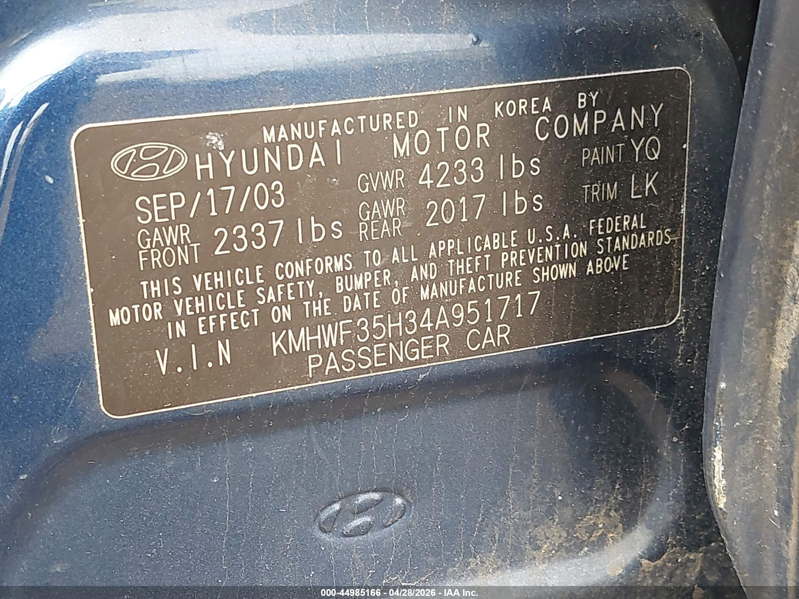 HYUNDAI SONATA image 9