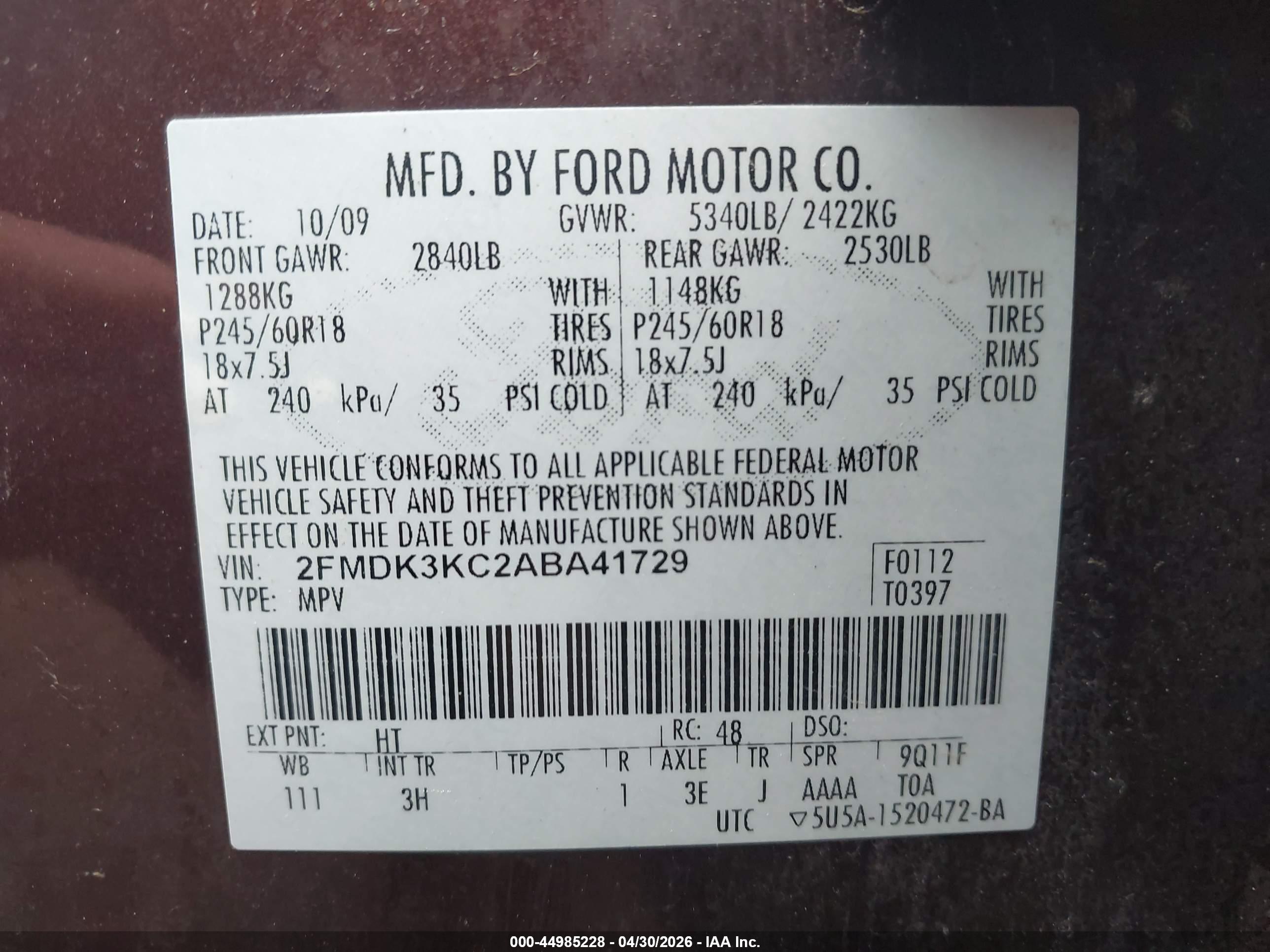 FORD EDGE image 9