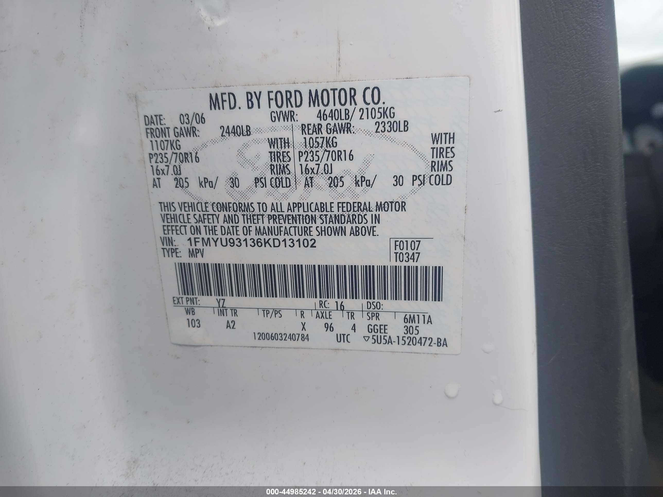 FORD ESCAPE image 9