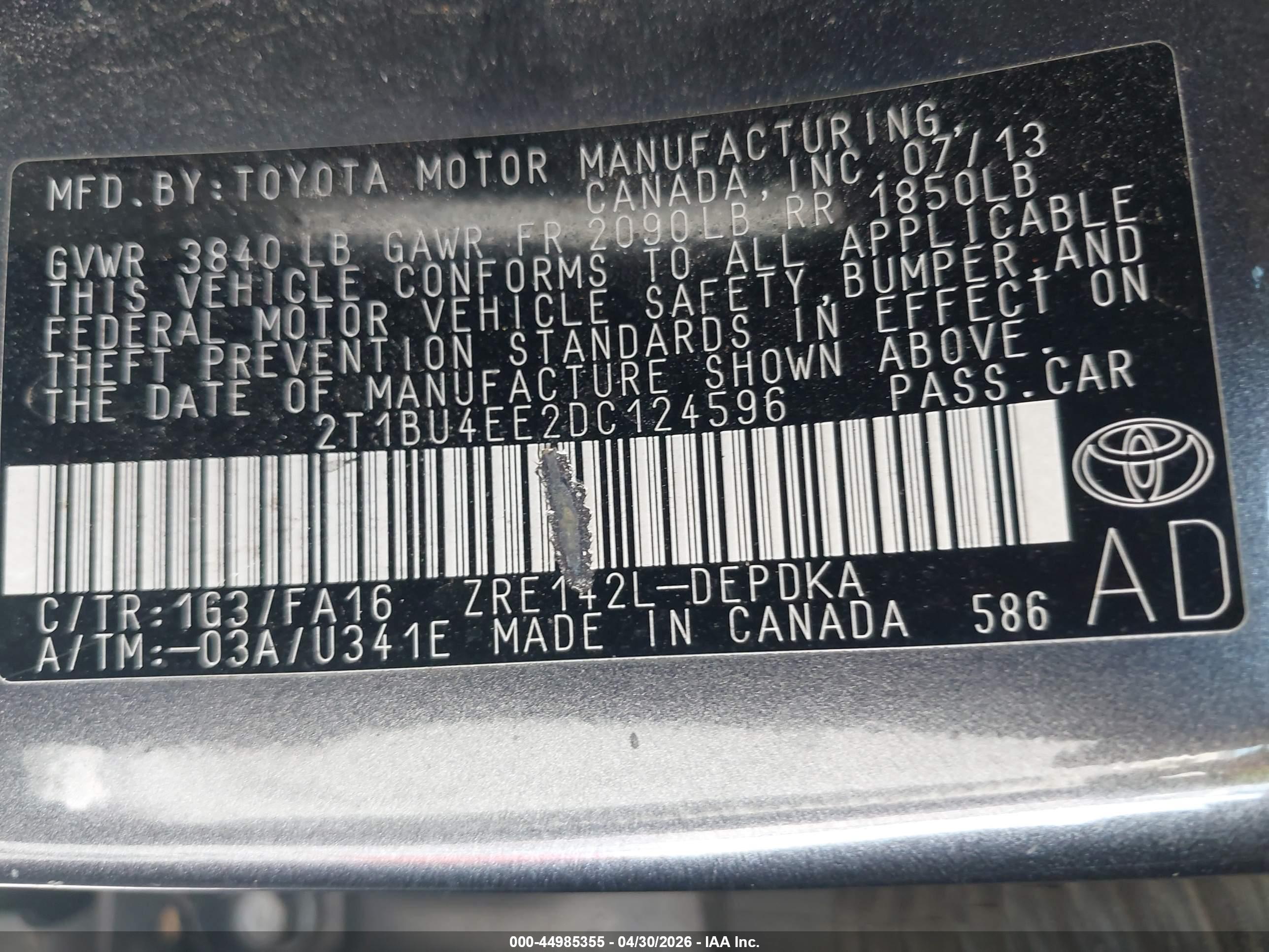TOYOTA COROLLA image 9