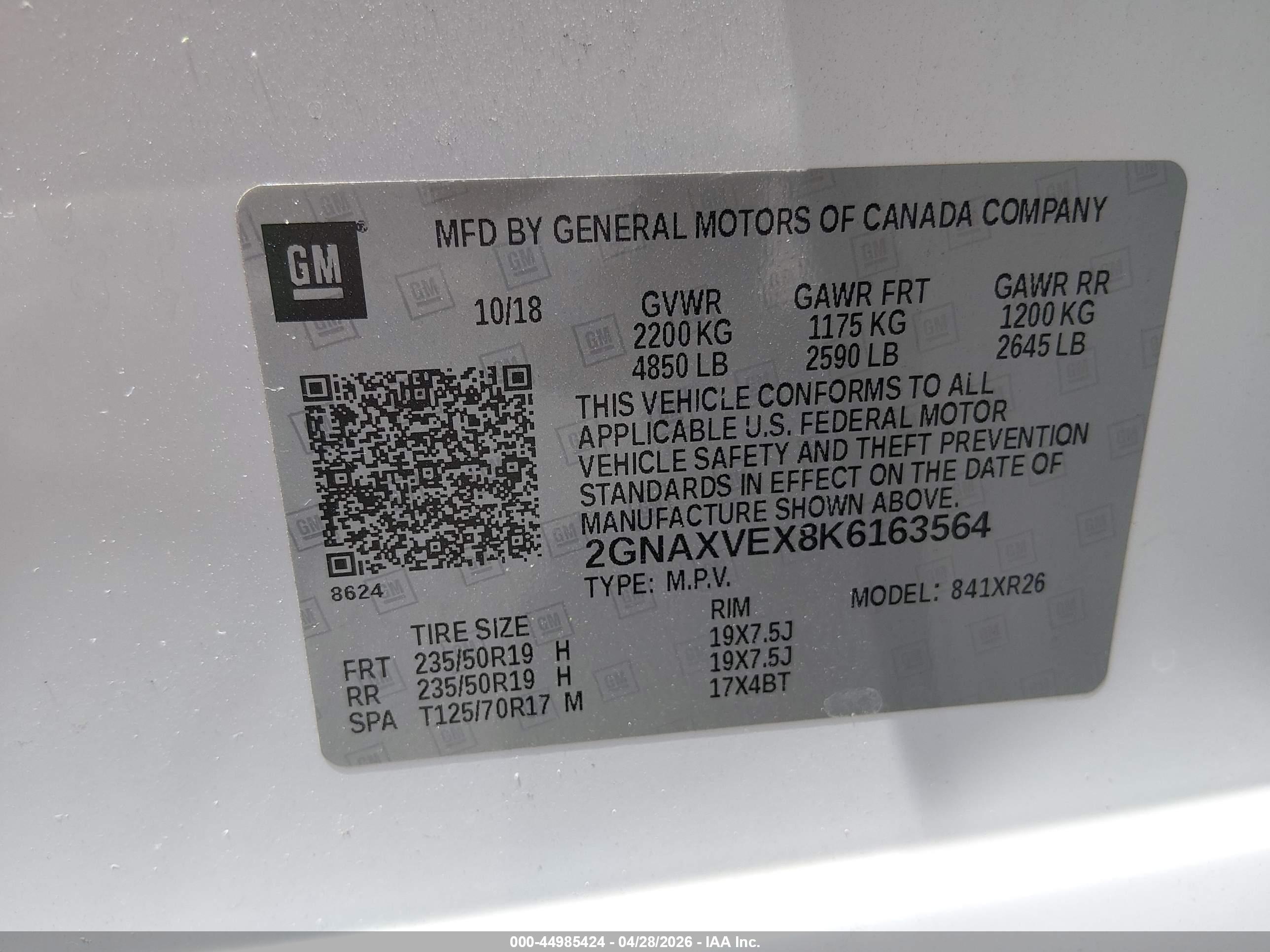 CHEVROLET EQUINOX image 9