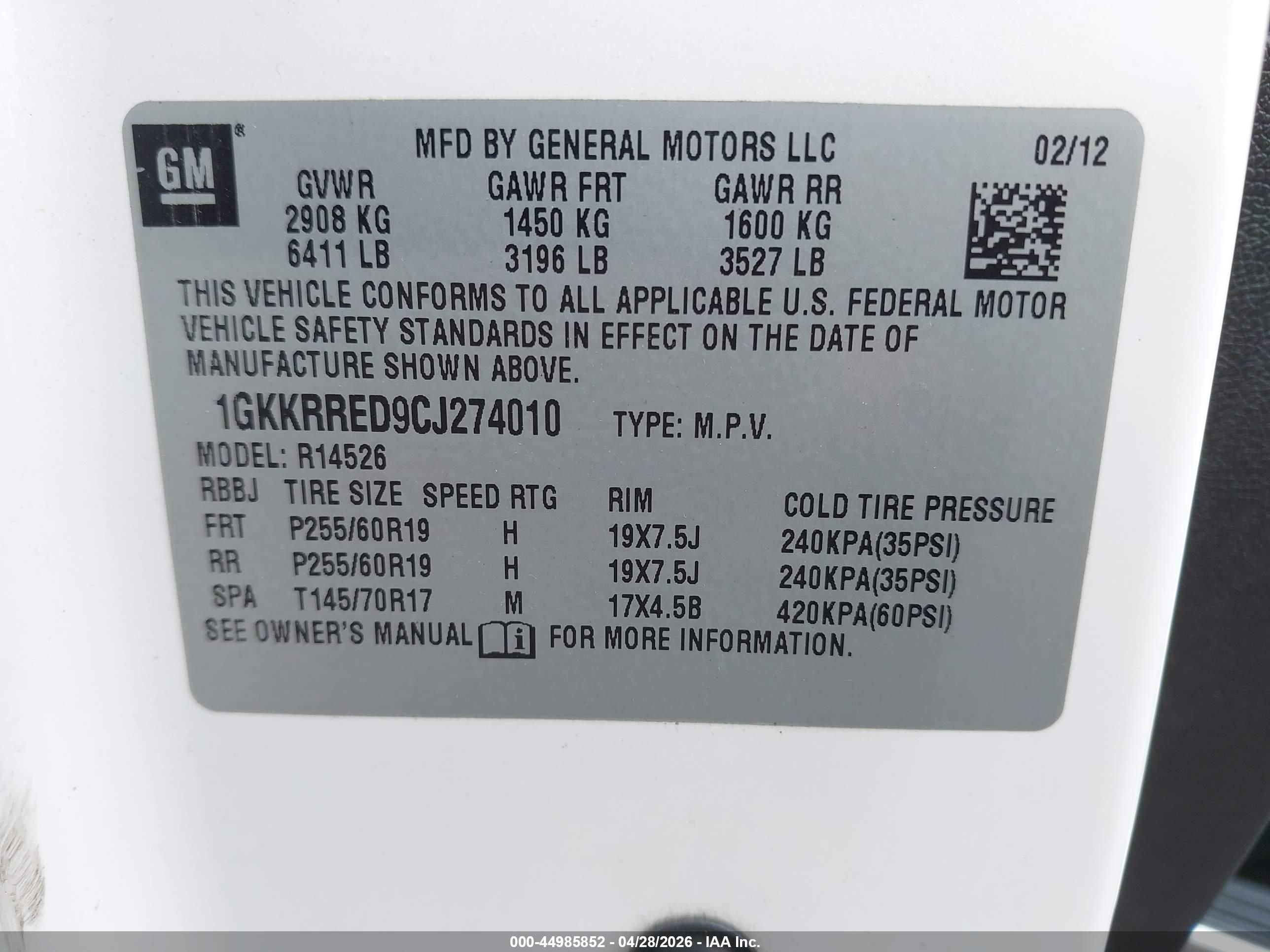 GMC ACADIA image 9