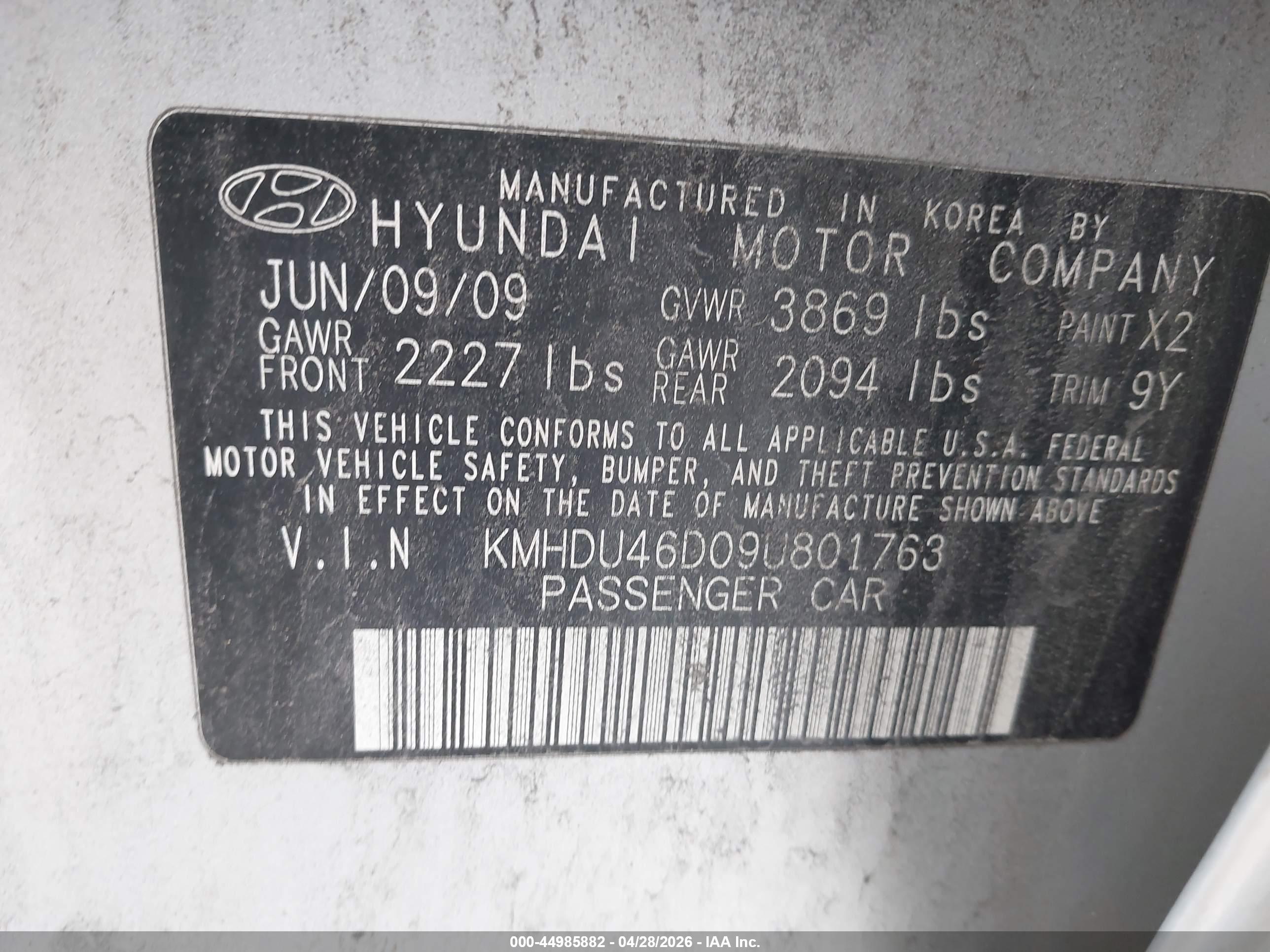 HYUNDAI ELANTRA image 9